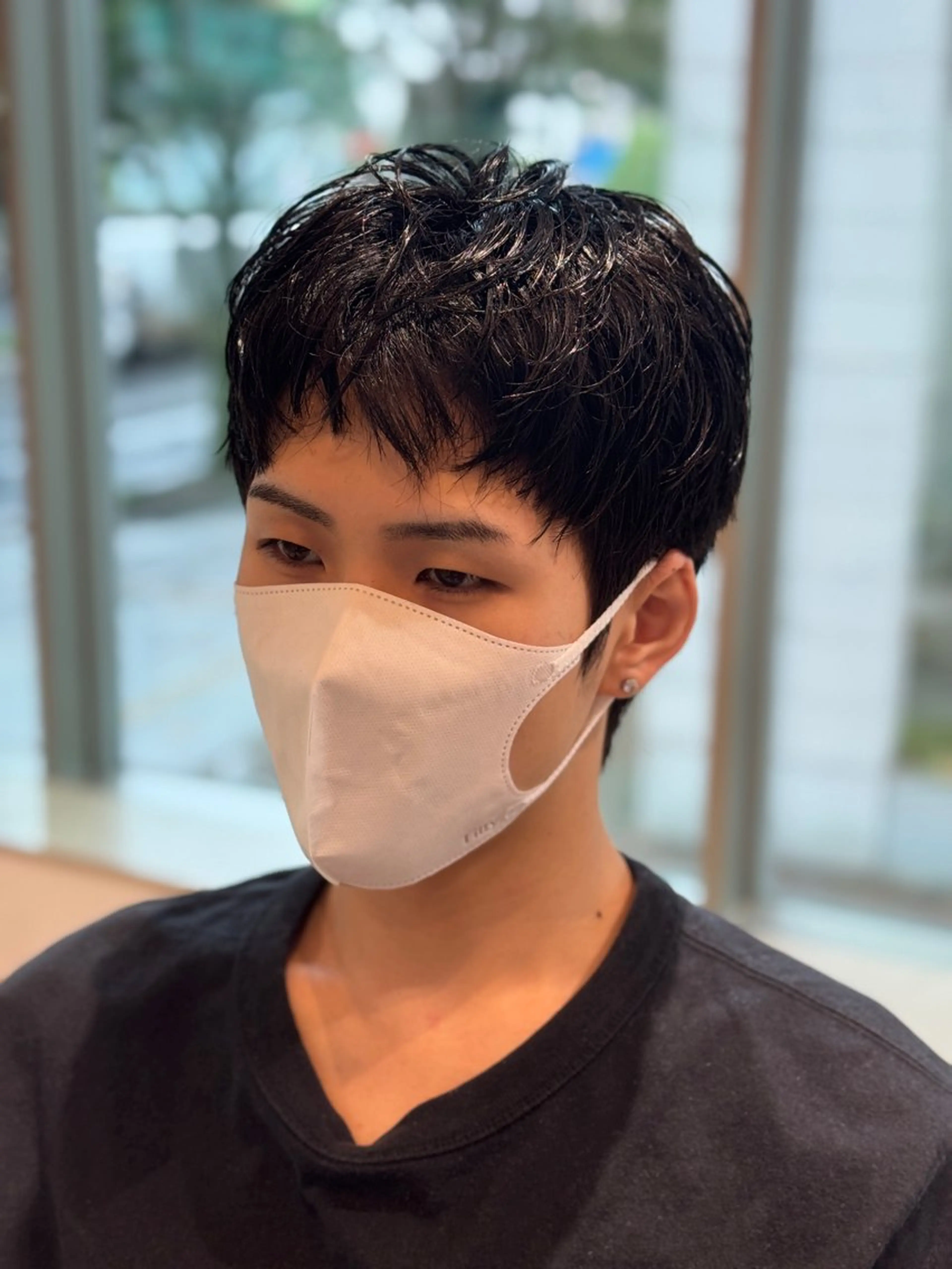 ショート メンズ メンズ特化/ センターパート/八谷のヘアスタイル