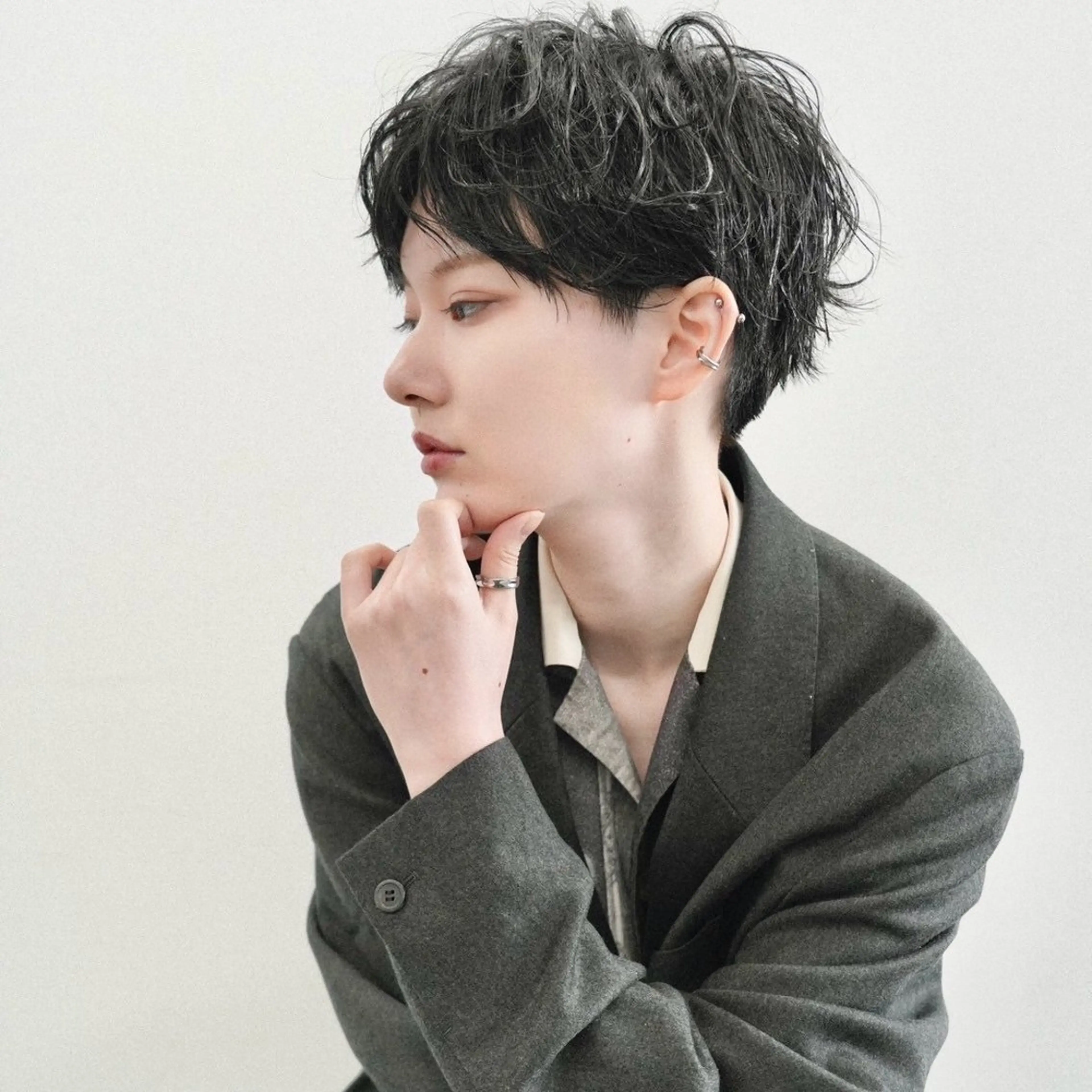 ショート Hiroto/表参道 /暗髪/モード♠️のヘアスタイル