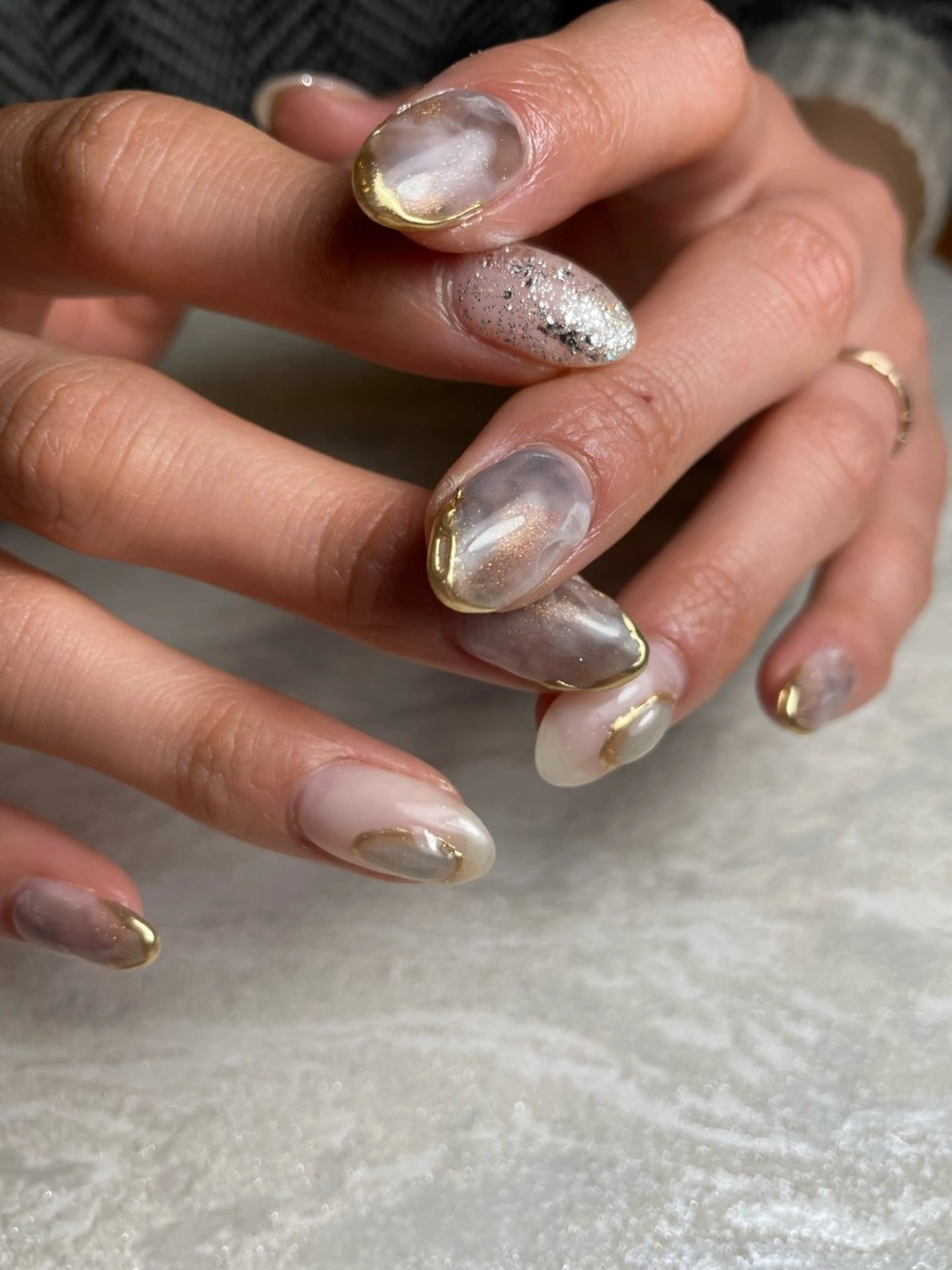 ネイル 持ち込み ニュアンスネイル G's  nail所属・漢方温活サロン ひだまり【本郷台】のエステ・リラクイメージ