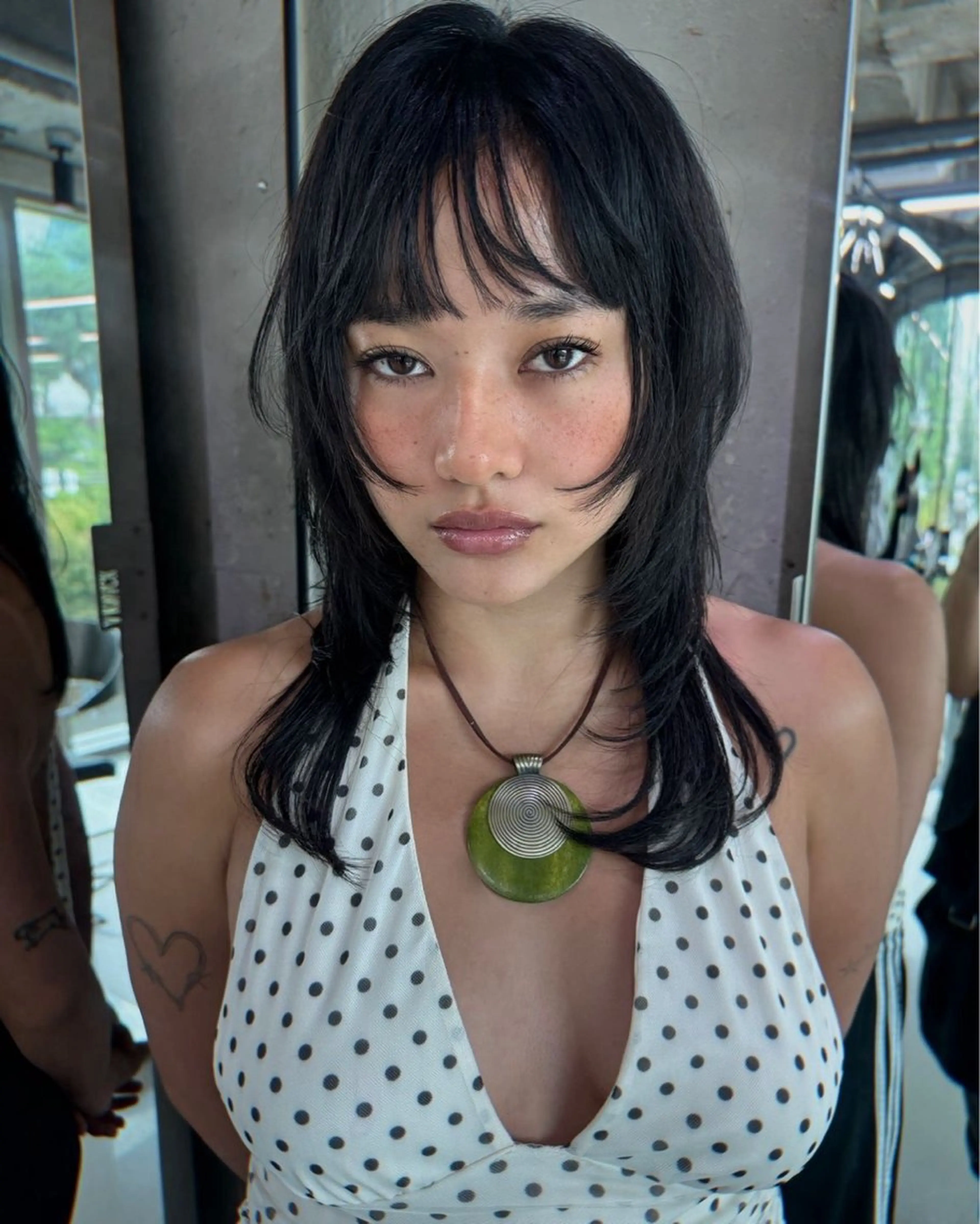 ミディアム パーマ/ 丸みショート/表参道のヘアスタイル