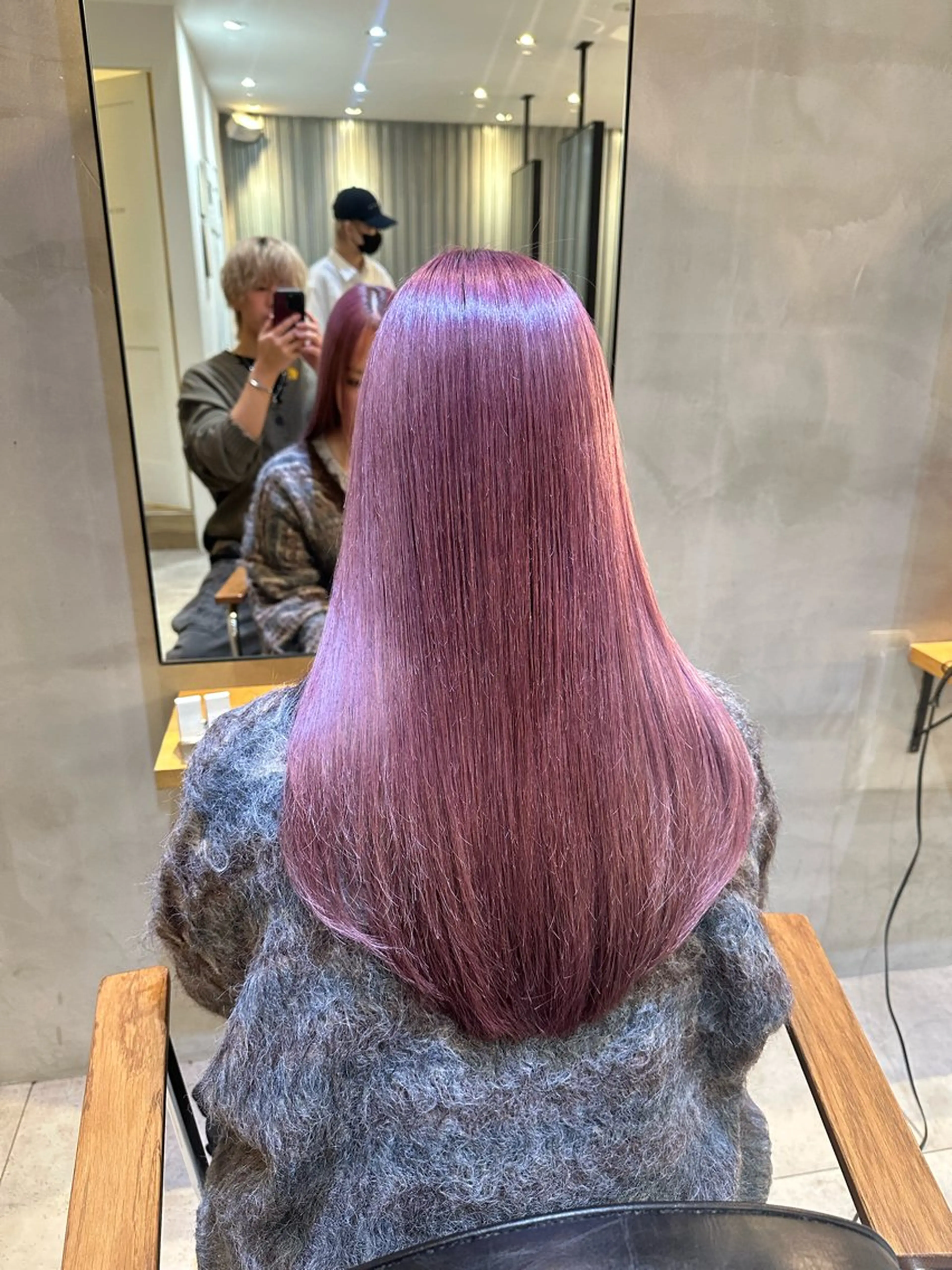 セミロング カラー 🪞個室サロン/韓国 艶髪/keito🪞のヘアスタイル