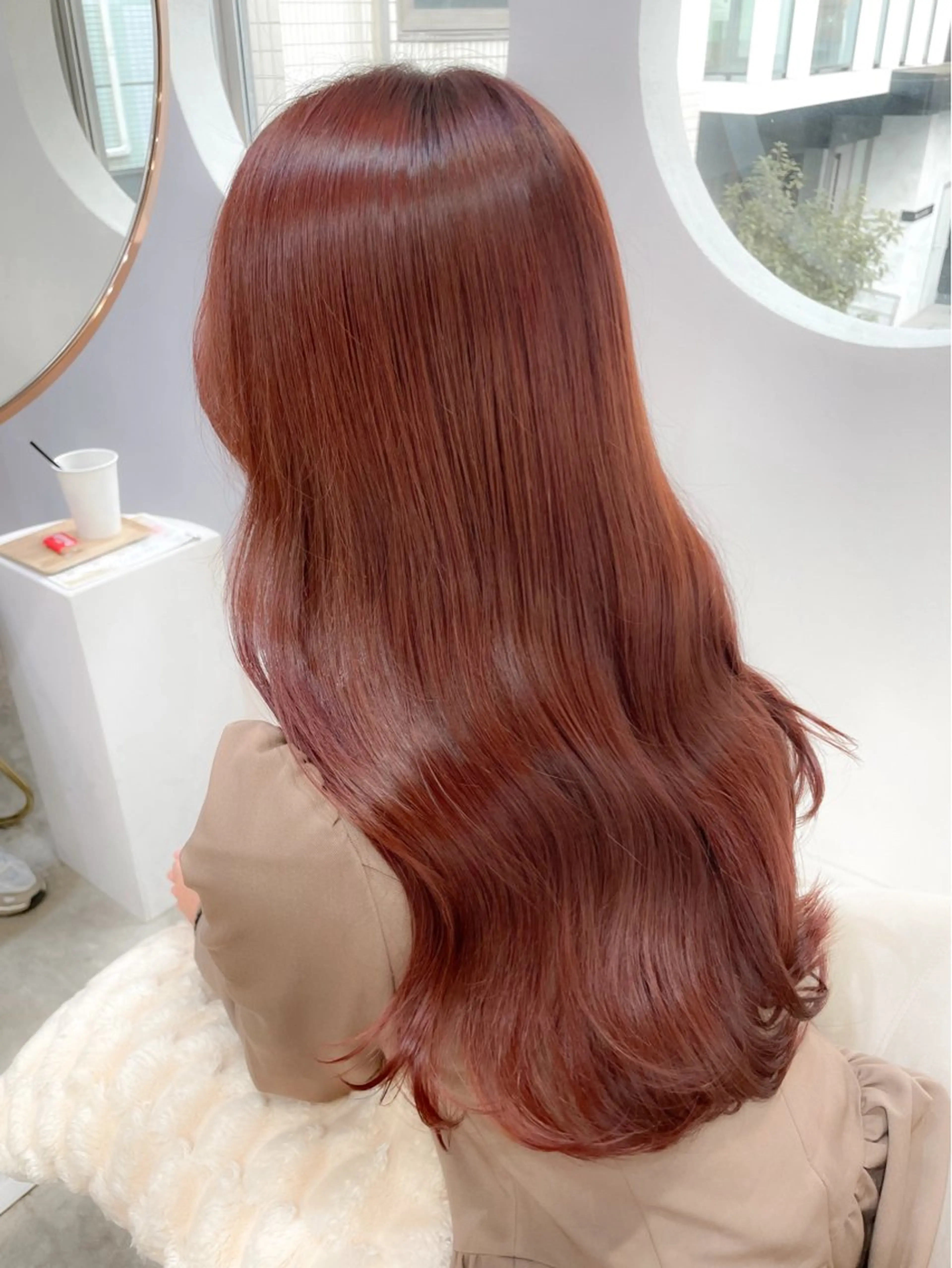 ロング カラー ブリーチ無し透明感 カラー🎀rencaのヘアスタイル