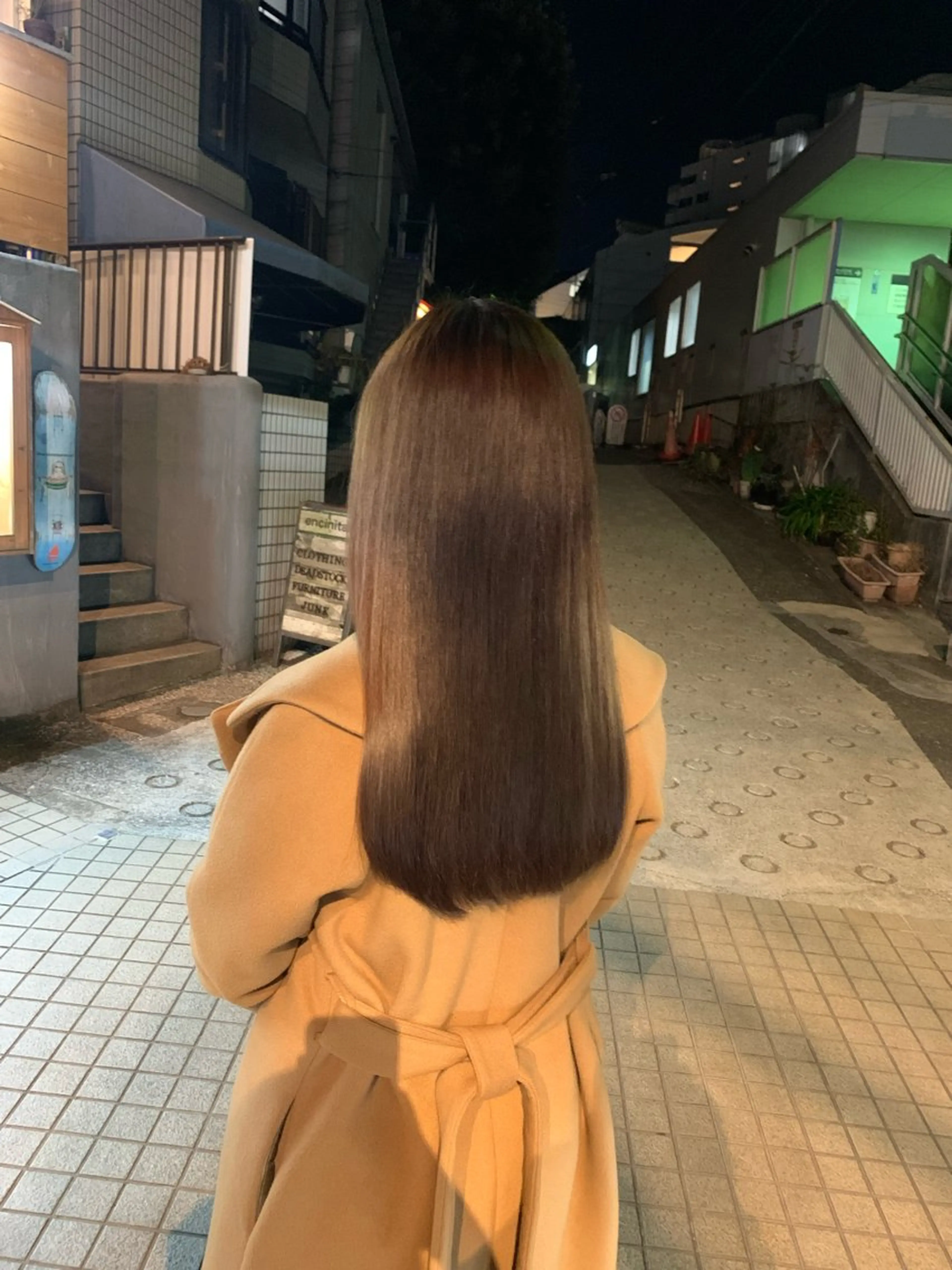 ロング カラー ヘアカラー 【髪質改善/縮毛矯正 /カラー】ホサカのヘアスタイル