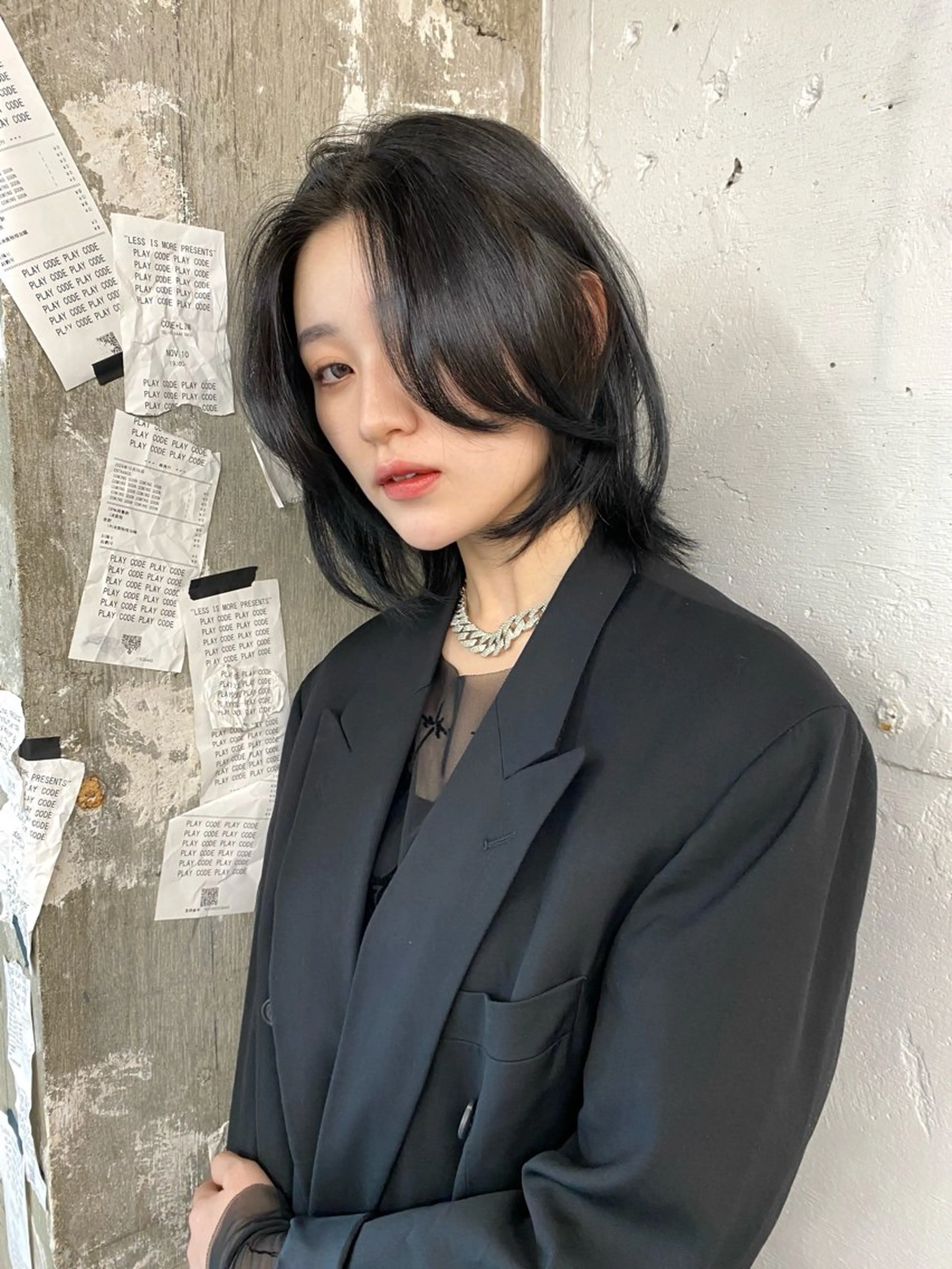 ミディアム code+lim所属・平沼 祐哉/パーマのヘアスタイル