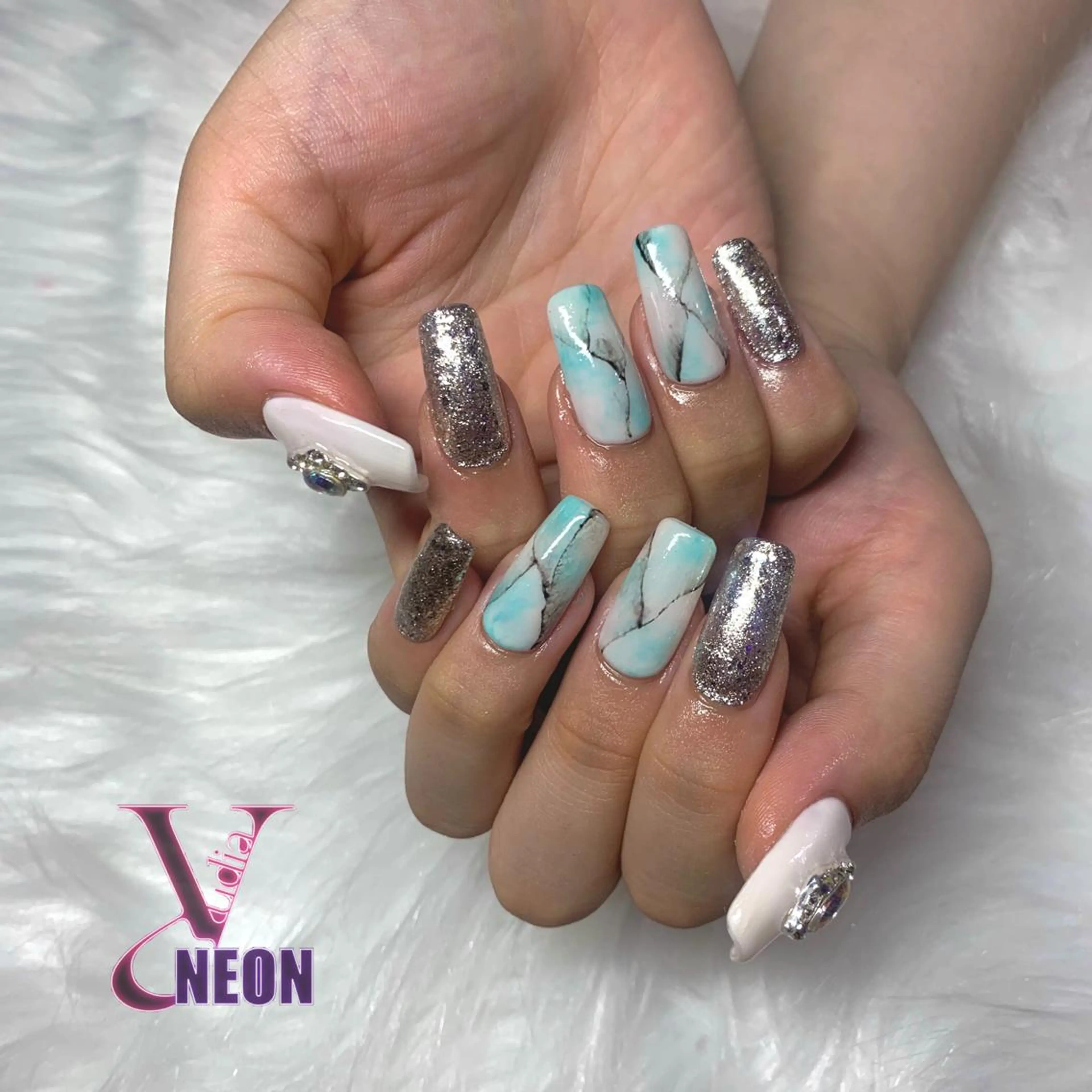 ネイル 大理石ネイル(マーブル) élu by Noriko 前原のネイルデザイン