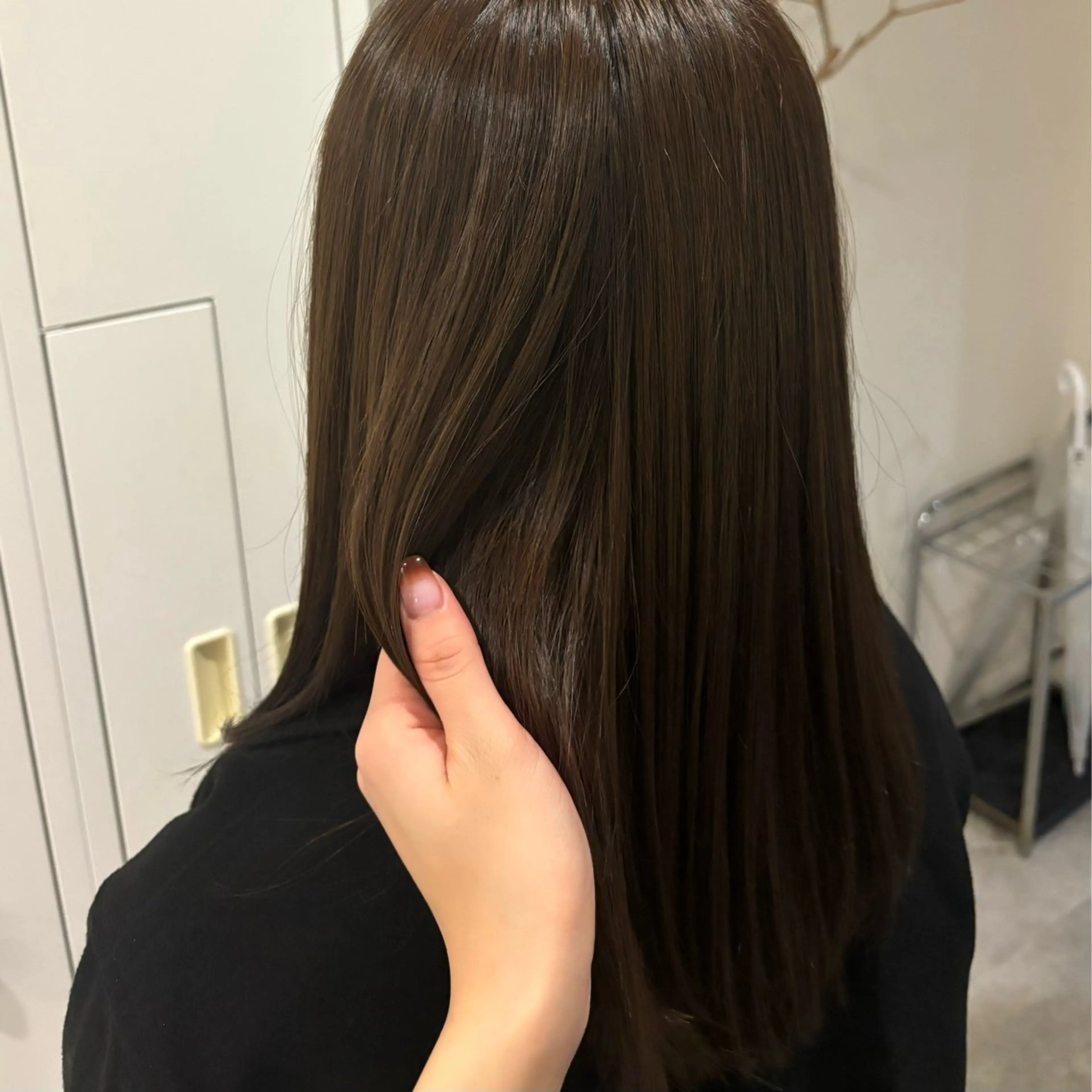 ミディアム カラー ブラウンカラー CHAINON×FeM#所属・名駅/sHiHo/透 明感カラー✨🎀/のヘアスタイル