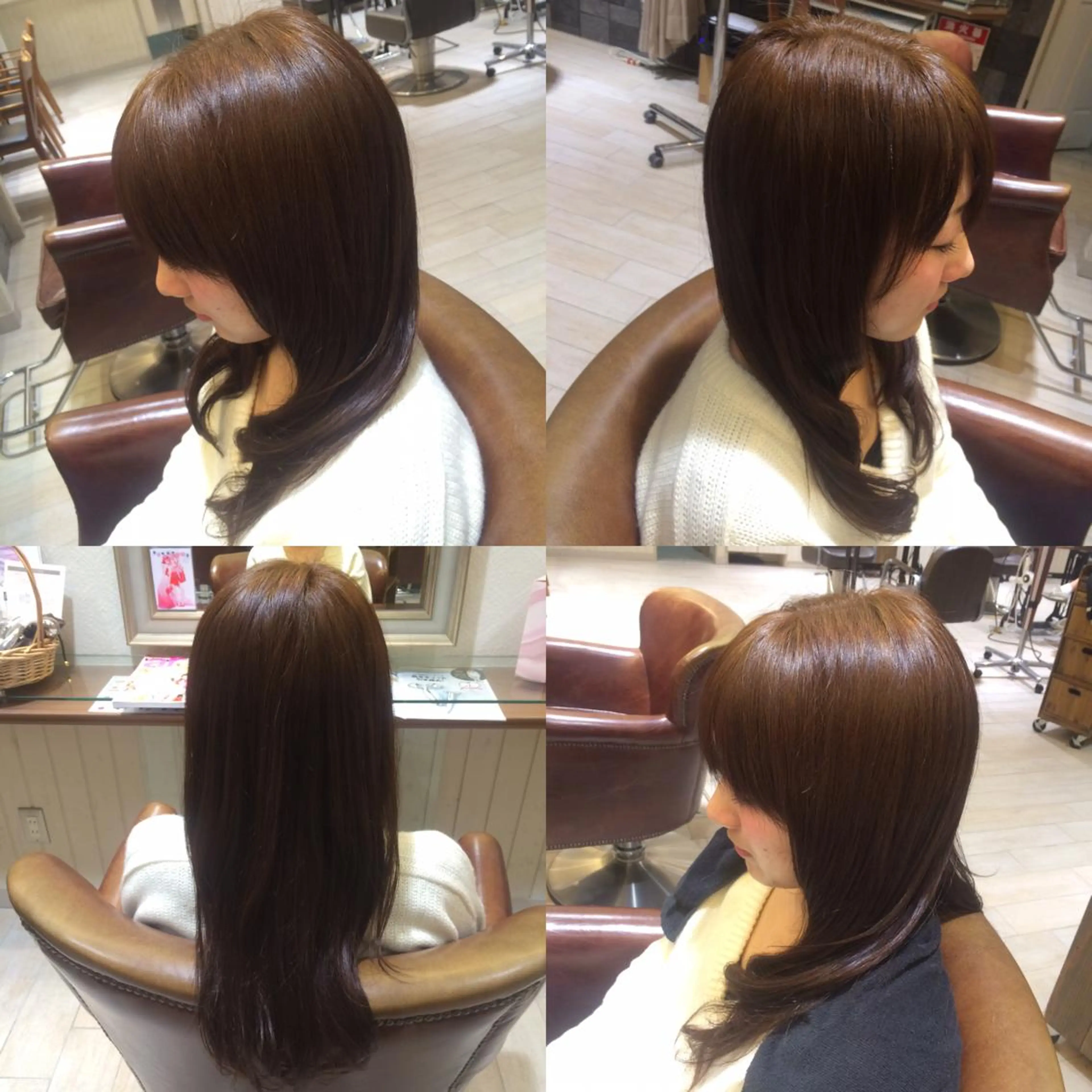 セミロング ロング カラー アッシュ garlandeyelash所属・新中 茉莉香の眉毛・アイブロウイメージ