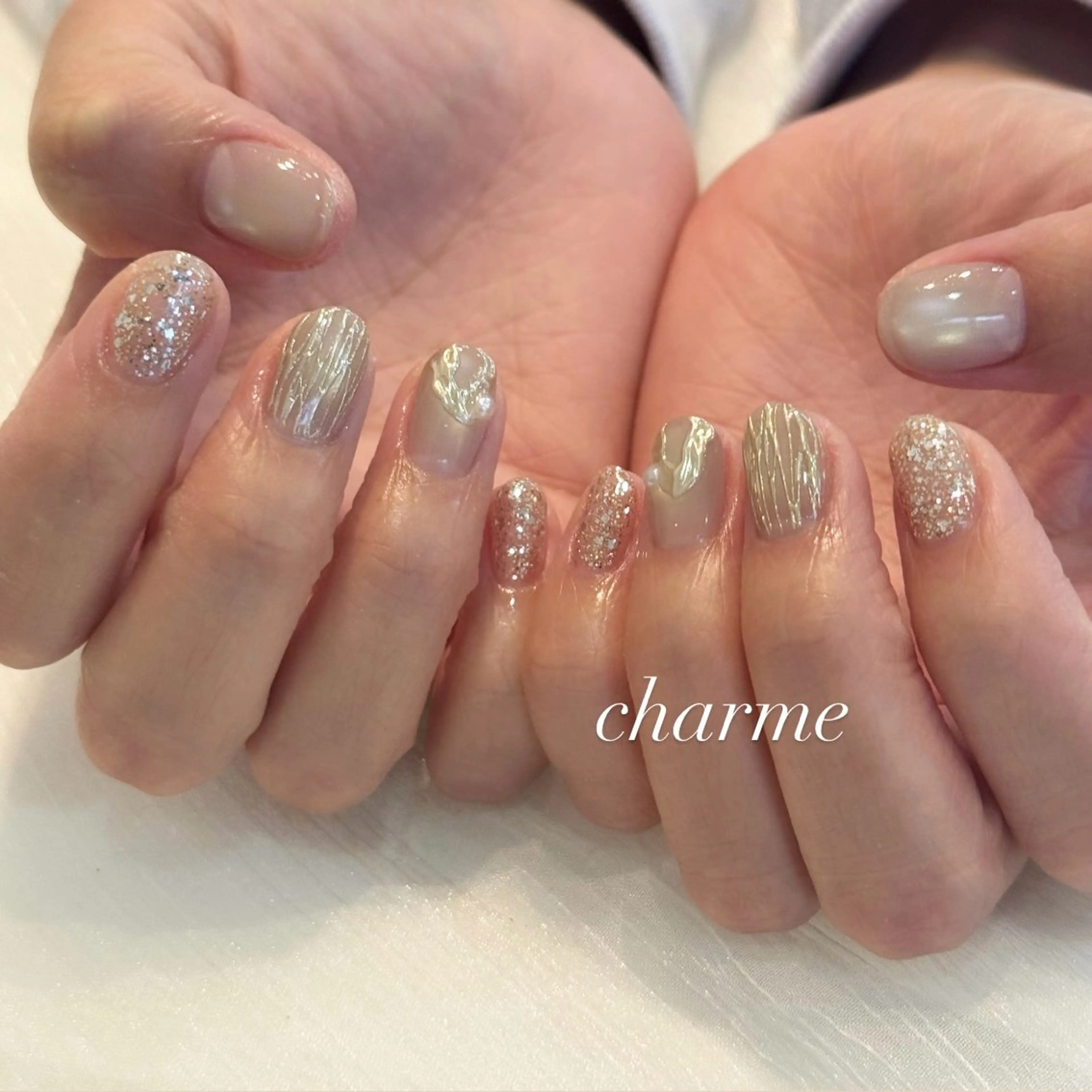 ネイル ハンドネイル charme mimiのネイルデザイン