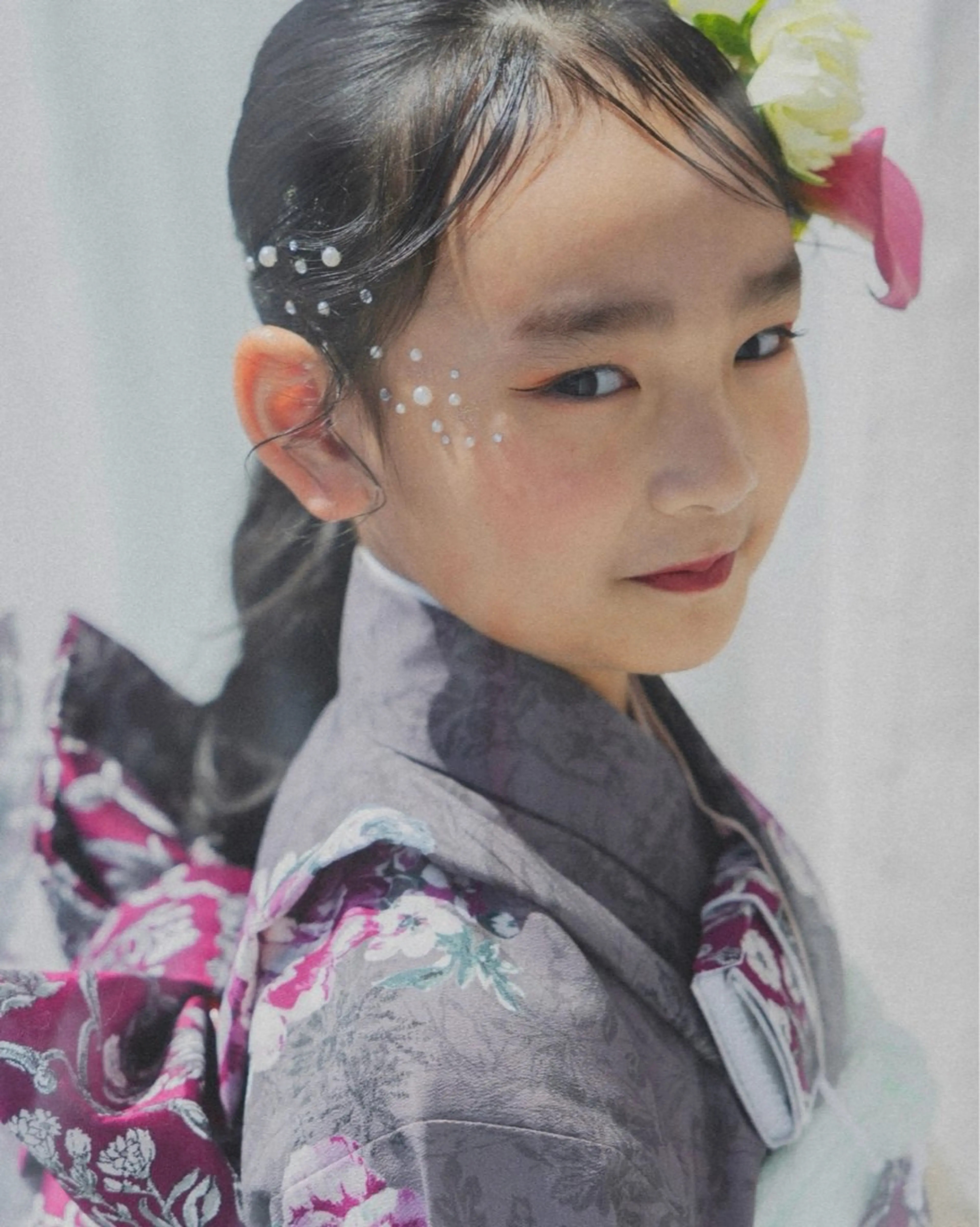 七五三【７５３】ヘアアレンジ/メイク/着付けの写真