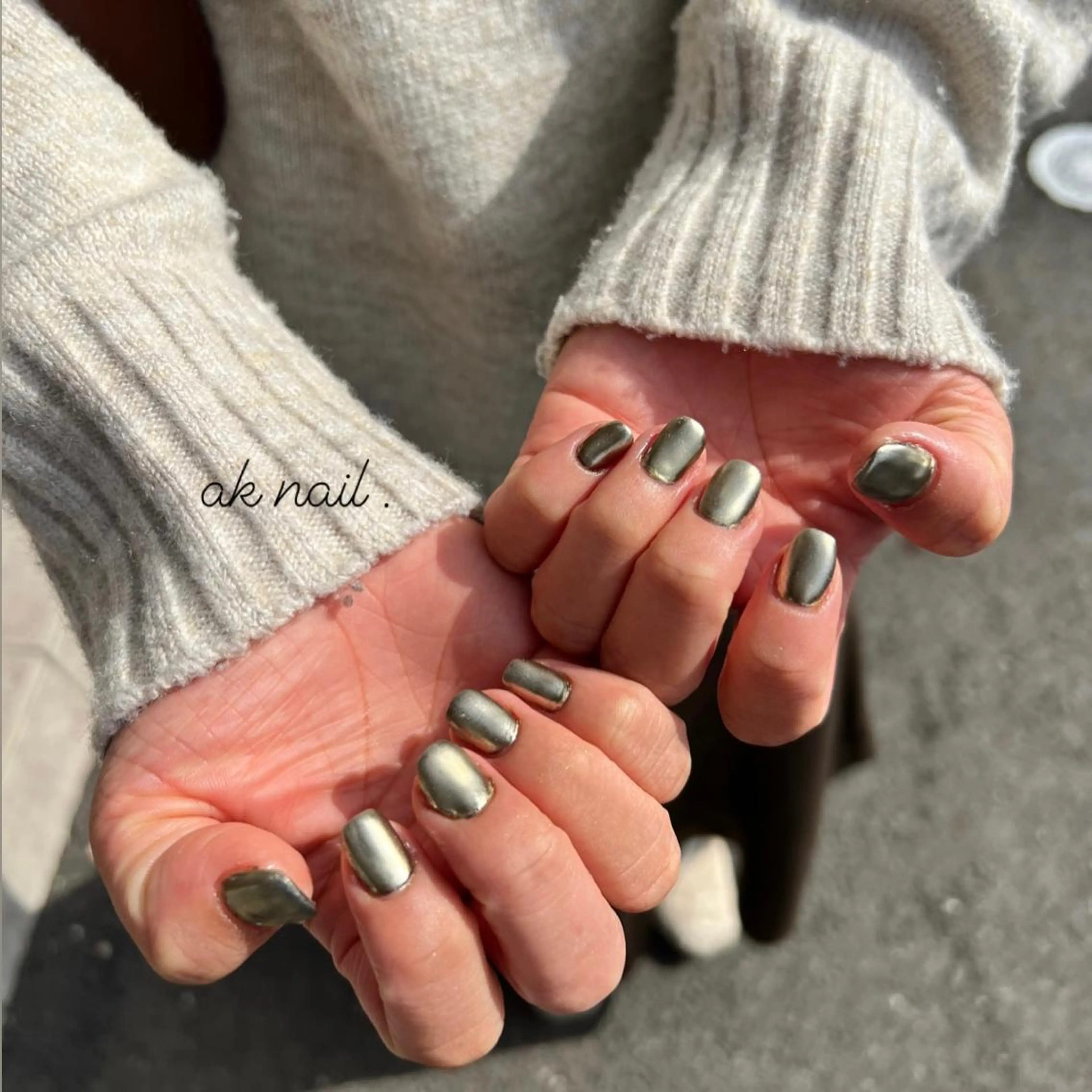 ショート ネイル ハンドネイル ak nail .のネイルデザイン