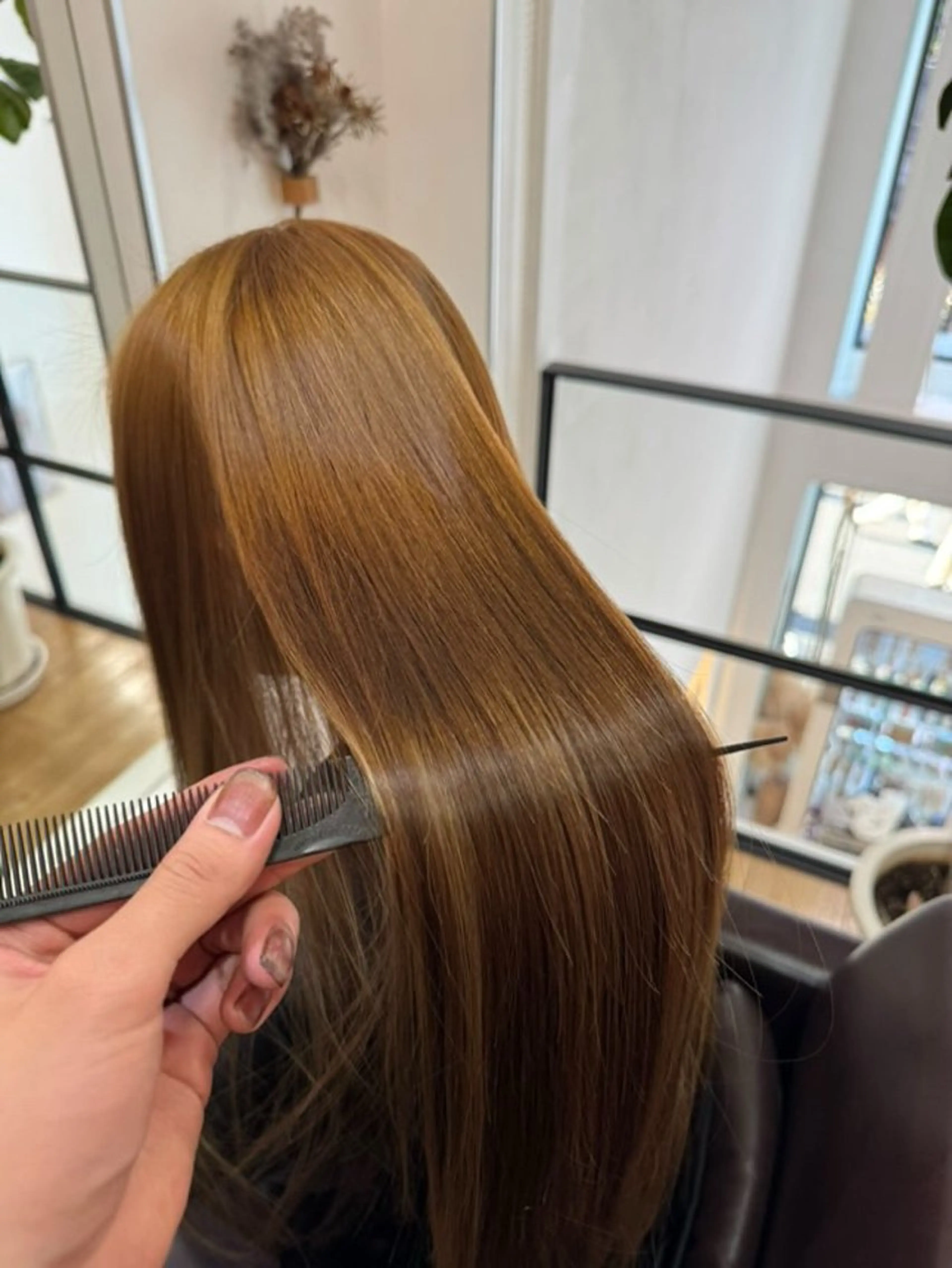 ロング カラー ブリーチ ブリーチなしカラー R u i /透明感カラーのヘアスタイル