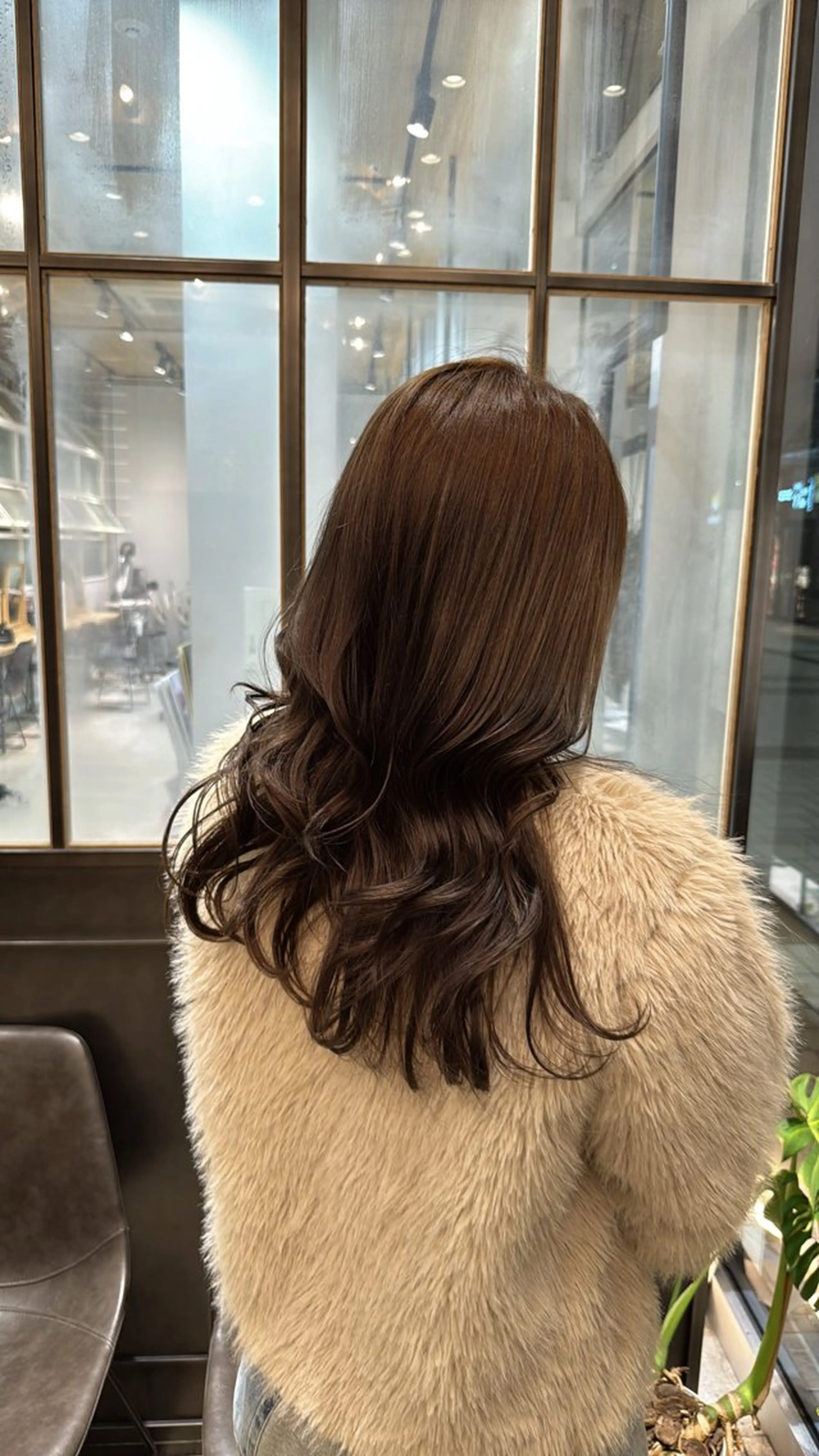 セミロング カット ヘアカラー レイヤーカット /momocaのヘアスタイル