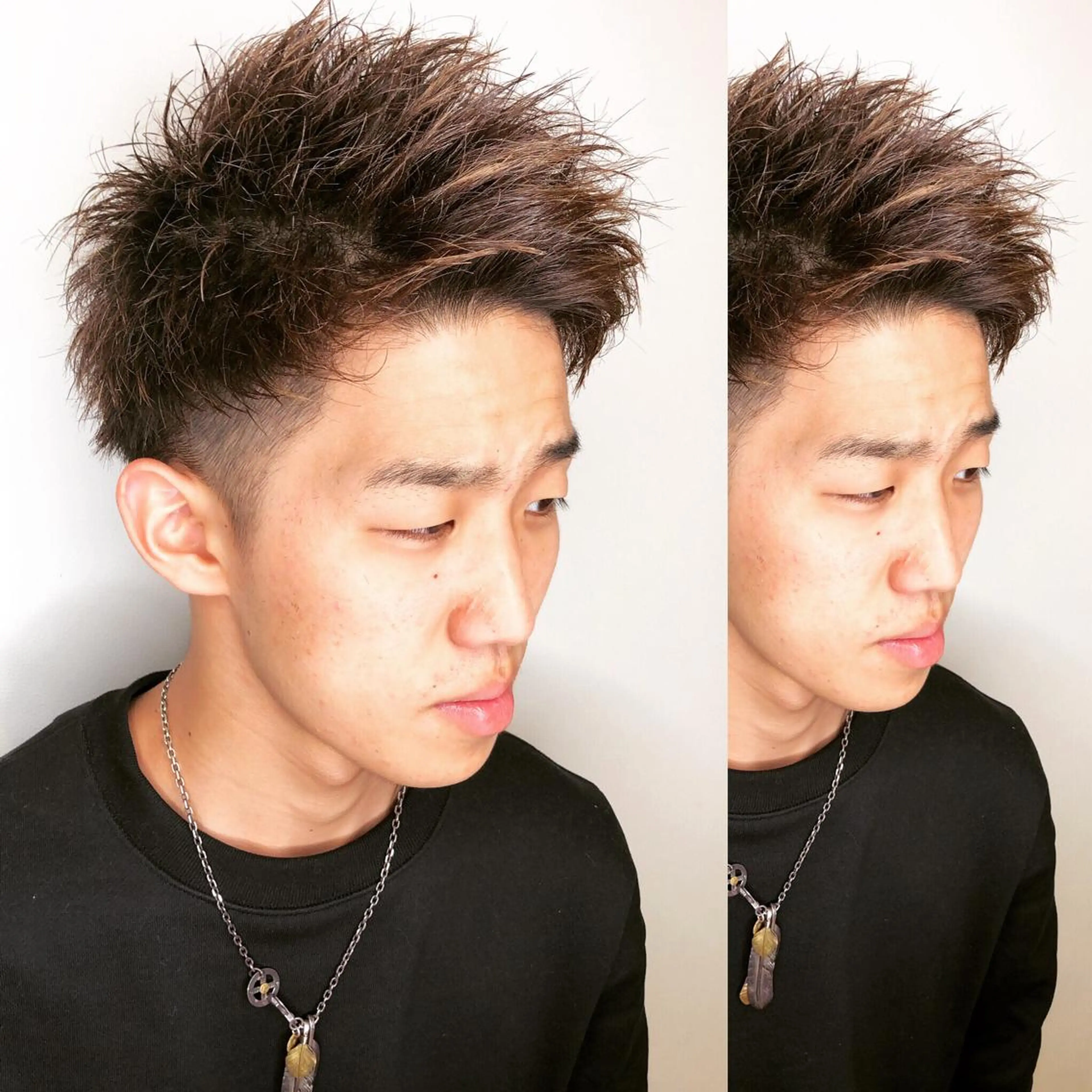 ショート カラー メンズ メンズヘア特化 崎田 成人のヘアスタイル