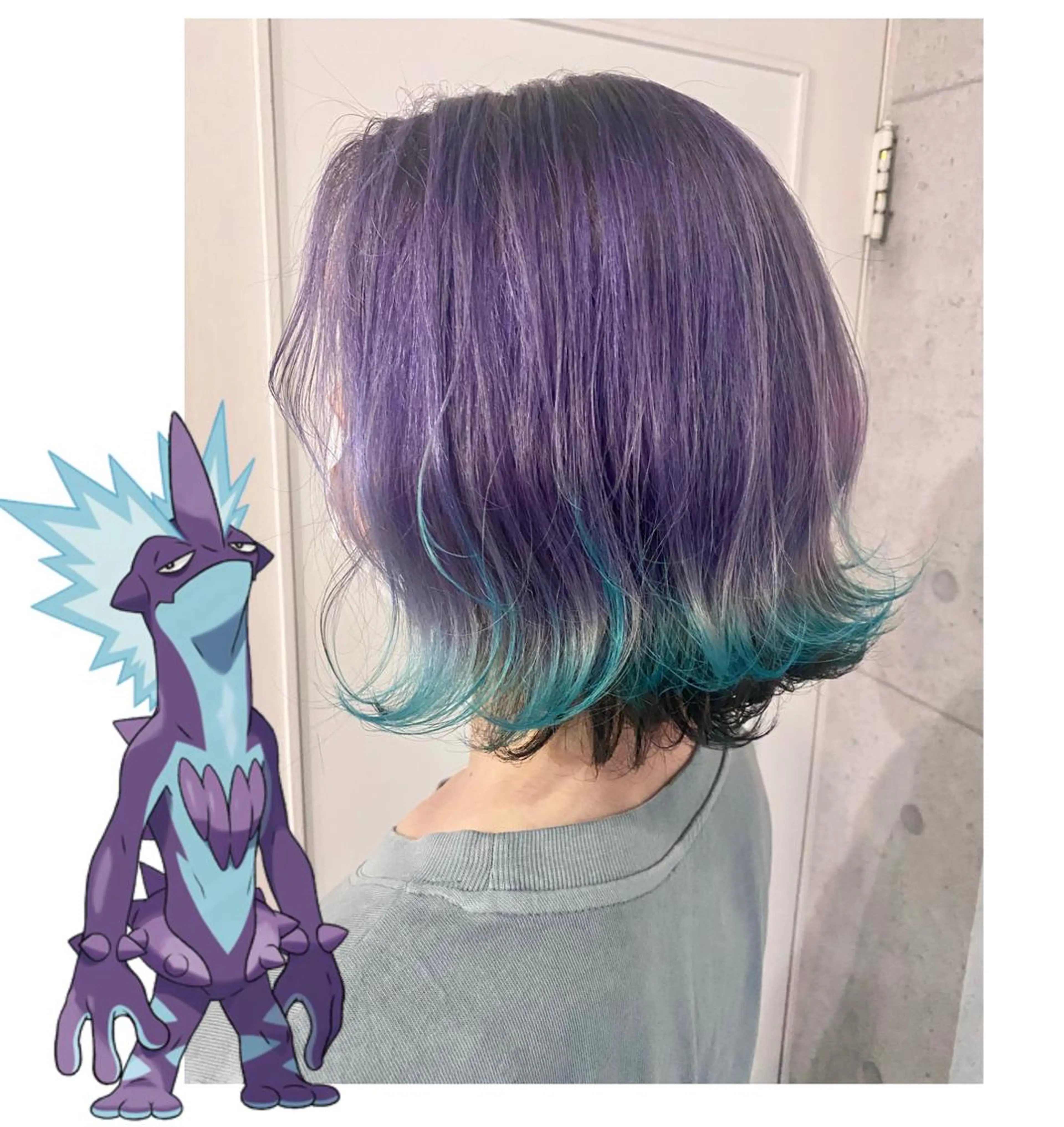 ショート カラー ヘアカラー GARU-ガル-所属・TSUNO🦖 派手髪/オタク美容師のヘアスタイル