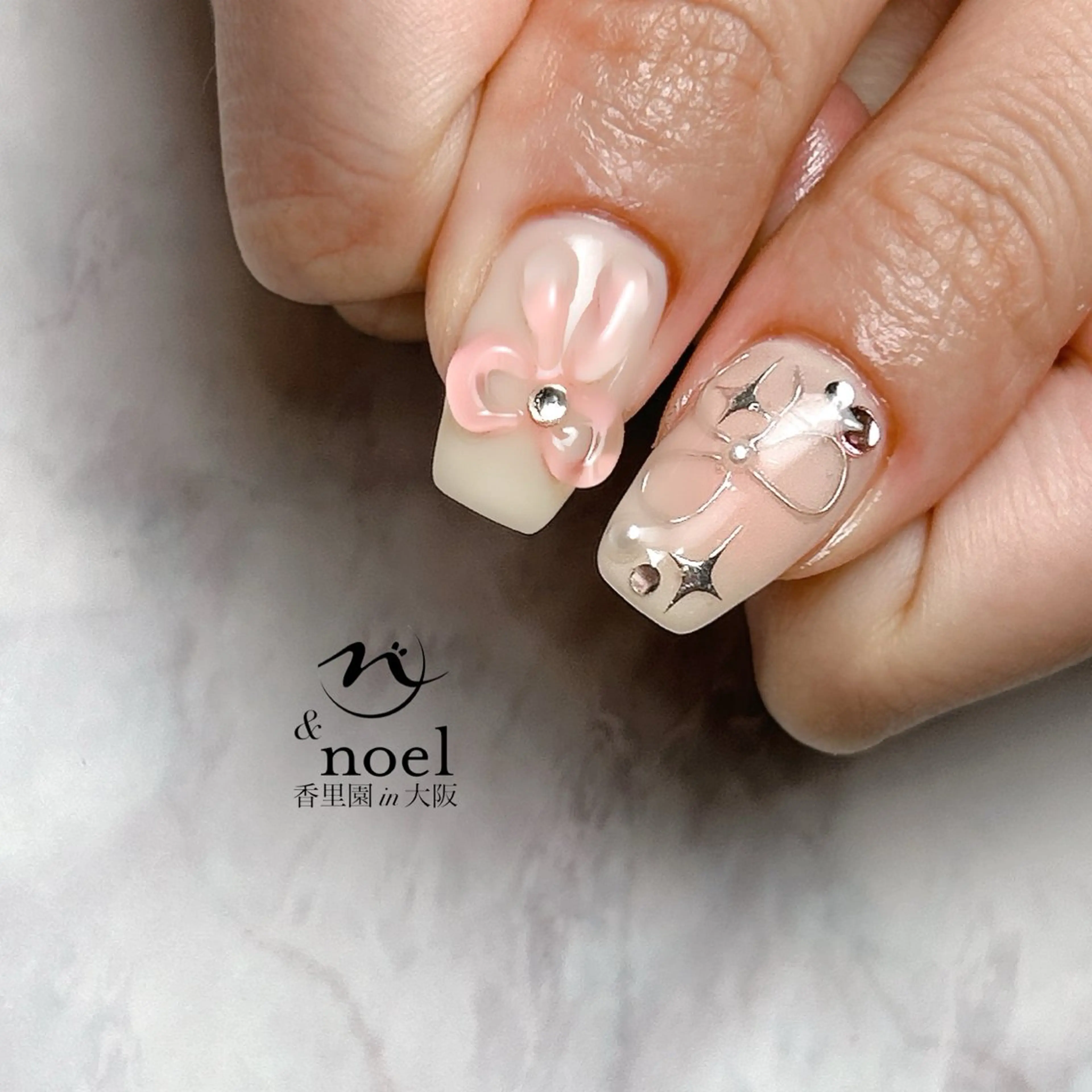 ネイル ハンドネイル Nailsalon  &Noel所属・もも 🍑のネイルデザイン