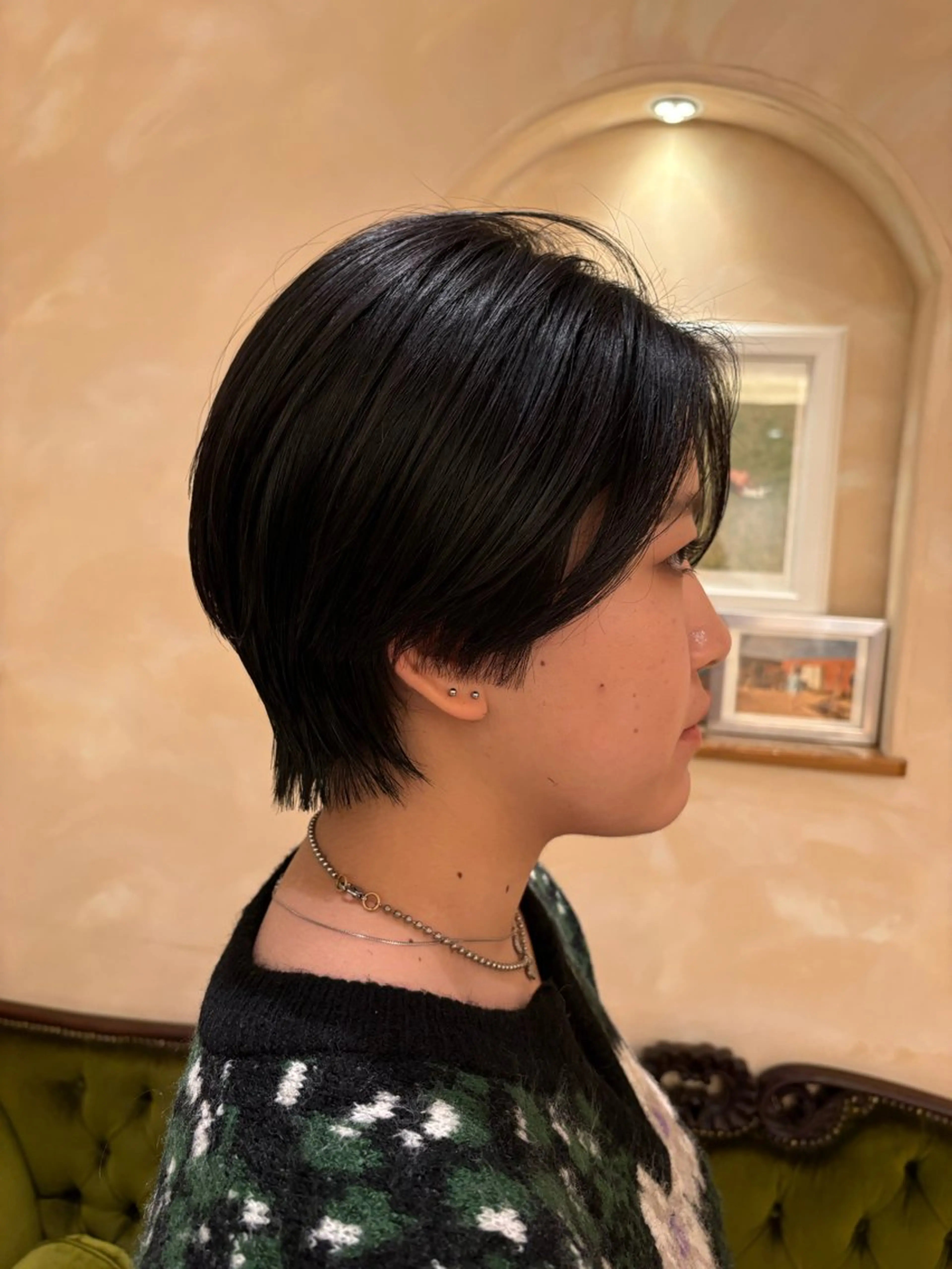 ショート ハンサムショート ショートヘア 田内 満里奈のヘアスタイル