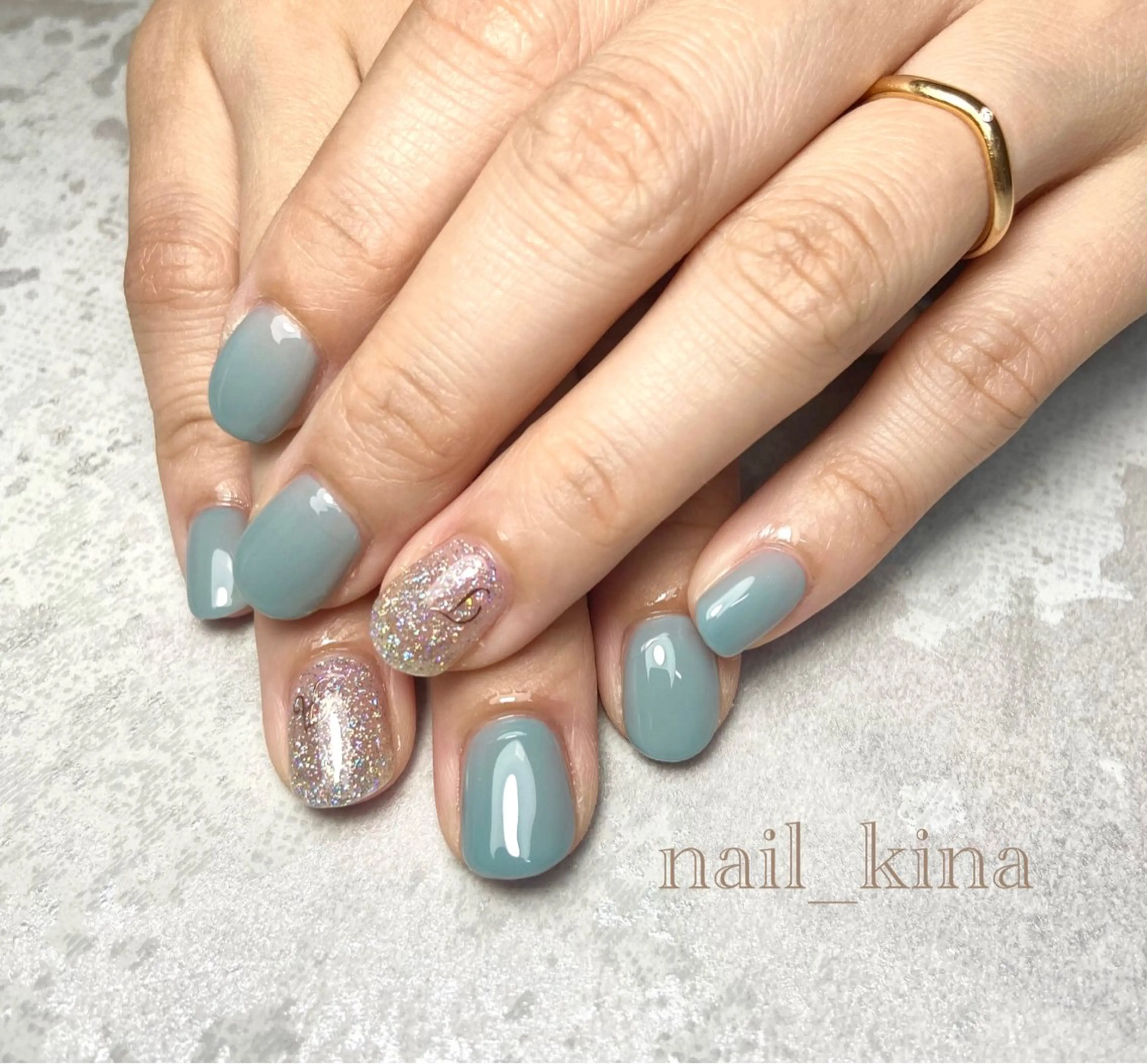 ネイル フラッシュネイル シンプルネイル nail_ kinaのネイルデザイン