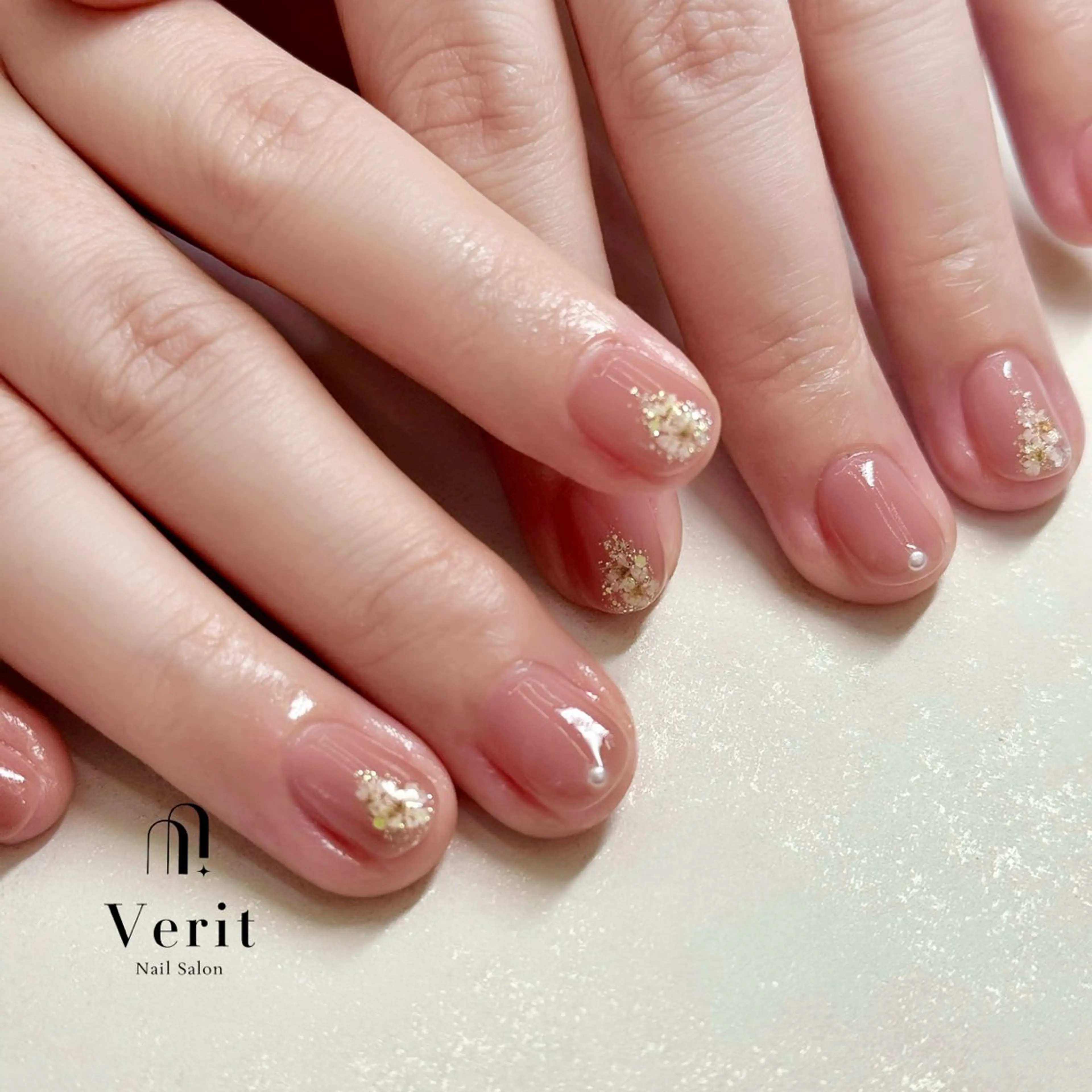 ネイル アートネイル シンプルネイル Kurumi (Verit大森店)のネイルデザイン