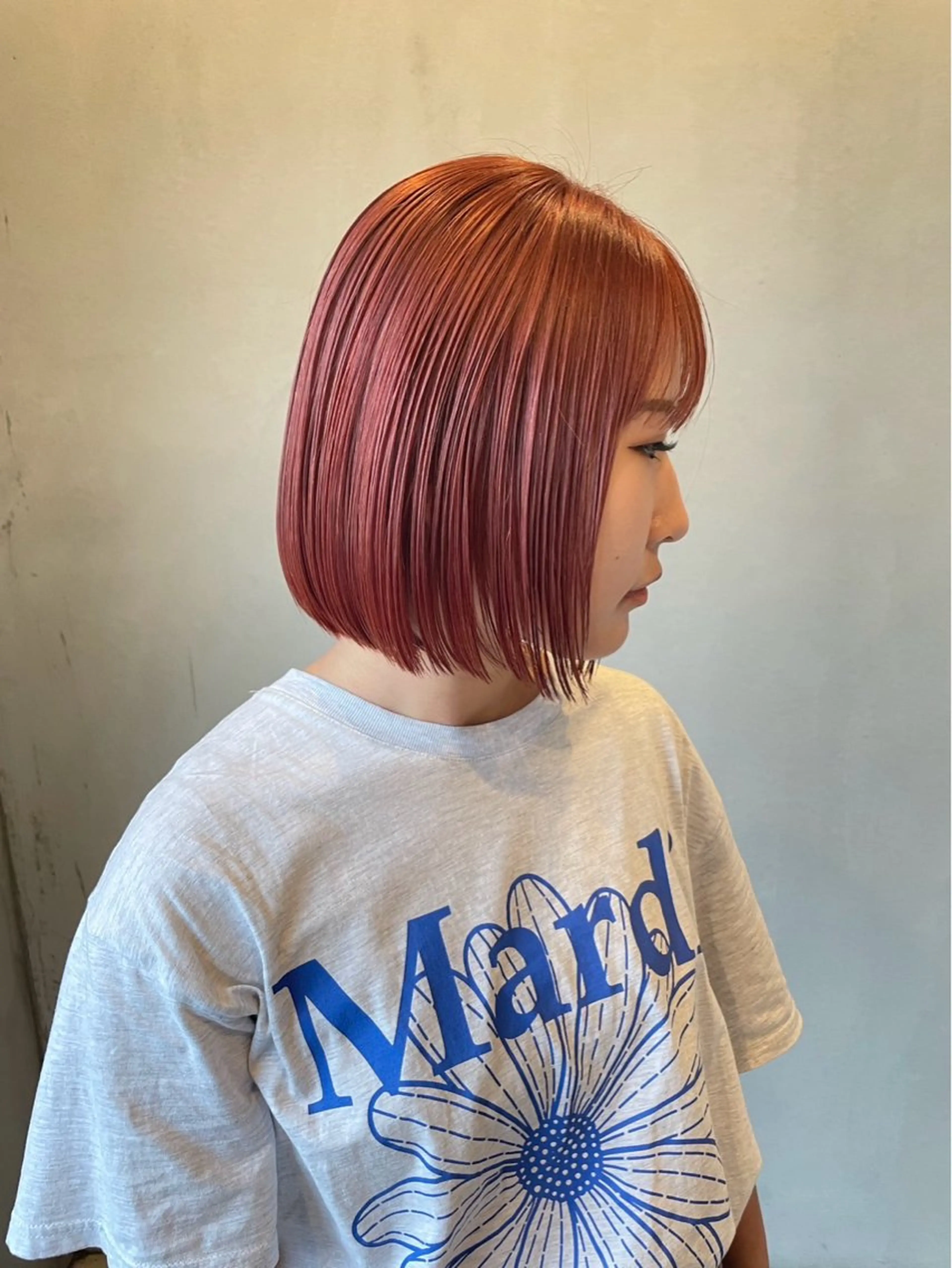 ショート カラー カット ヘアカラー トリートメント ボブ/透明感カラー 長岡/三浦めい🌟のヘアスタイル