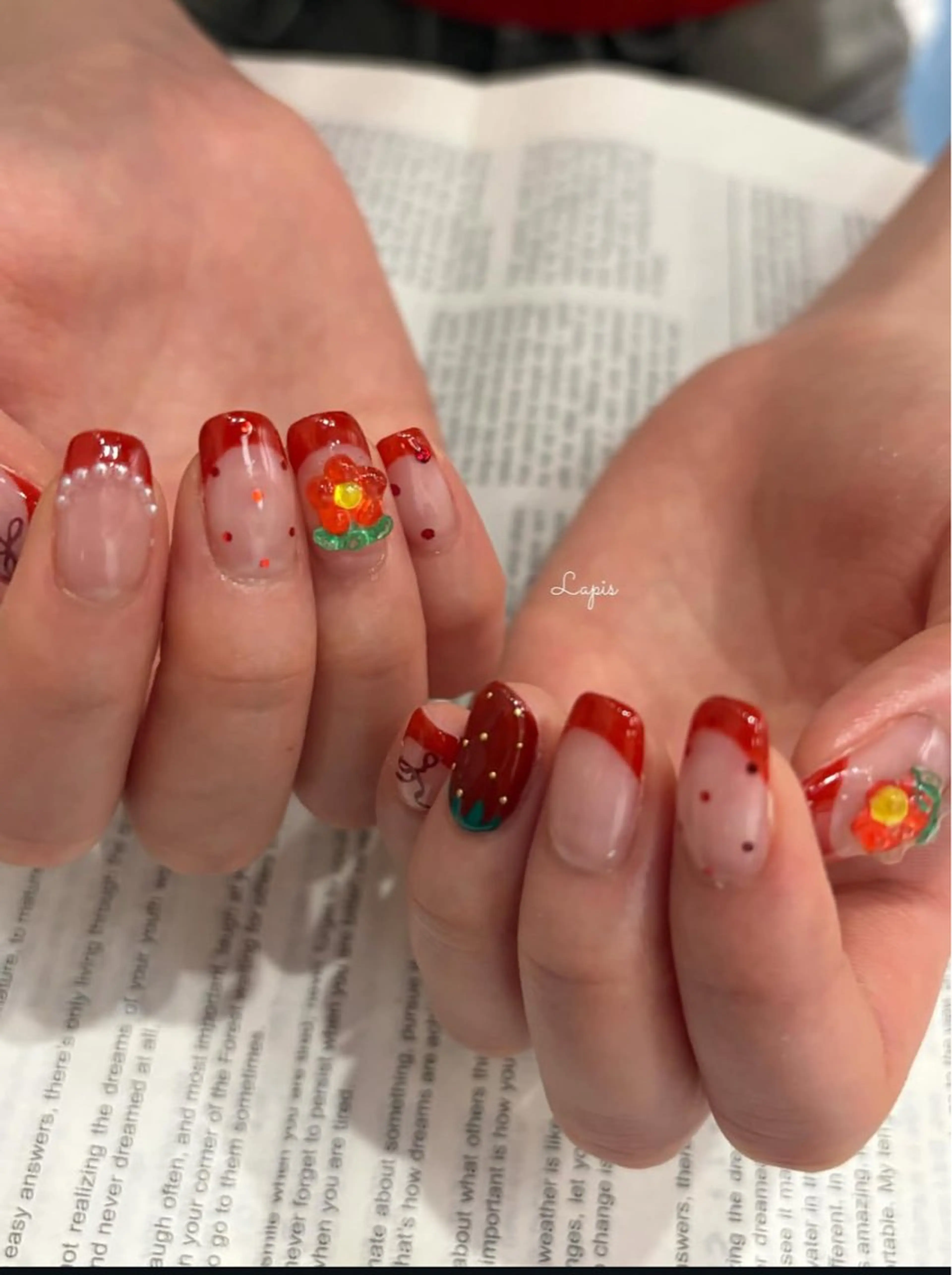 ネイル ハンドネイル Lapis *のネイルデザイン