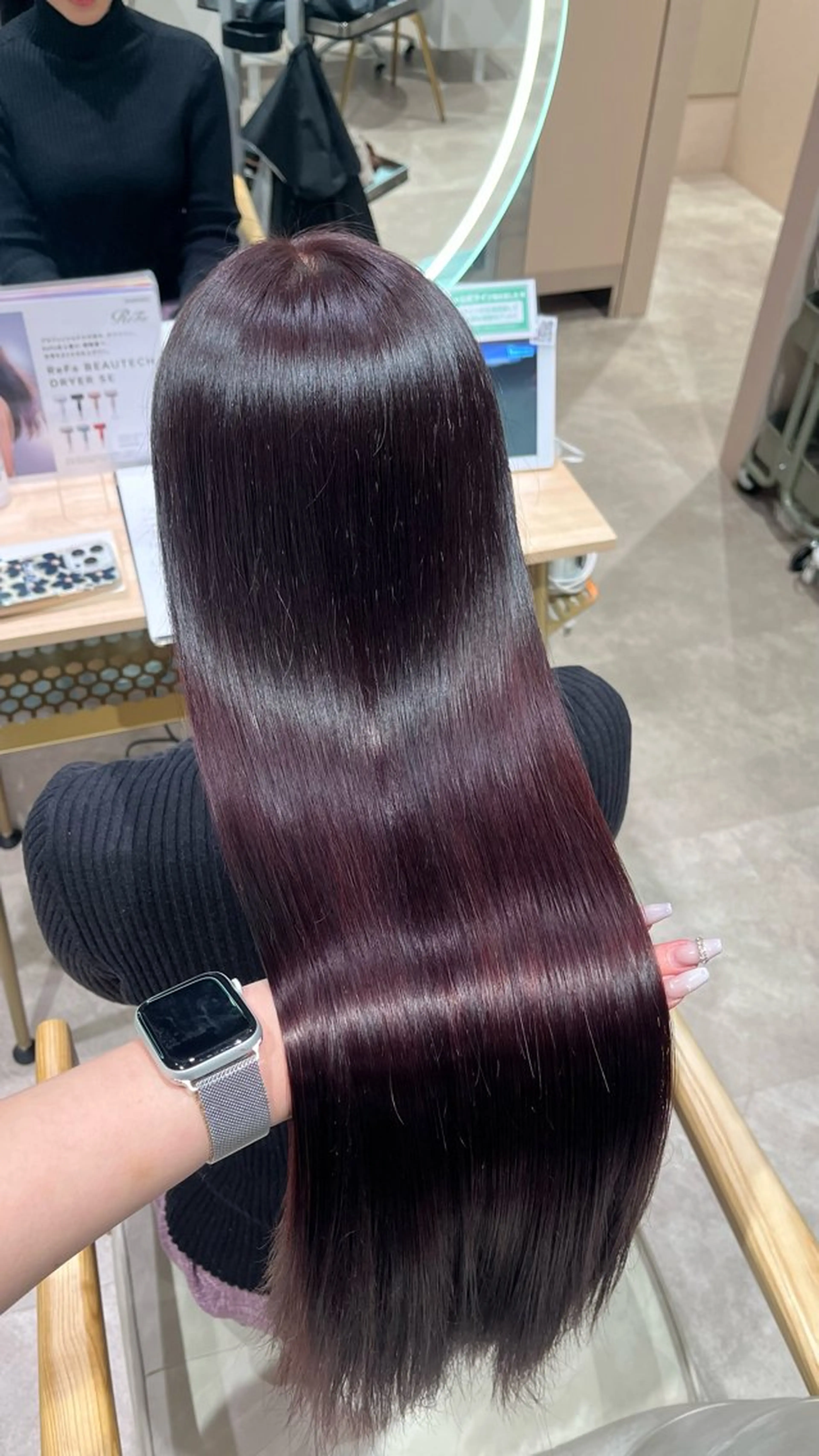 ロング カラー ヘアカラー トリートメント 🎀暖色カラー/ ハナ🎀のヘアスタイル