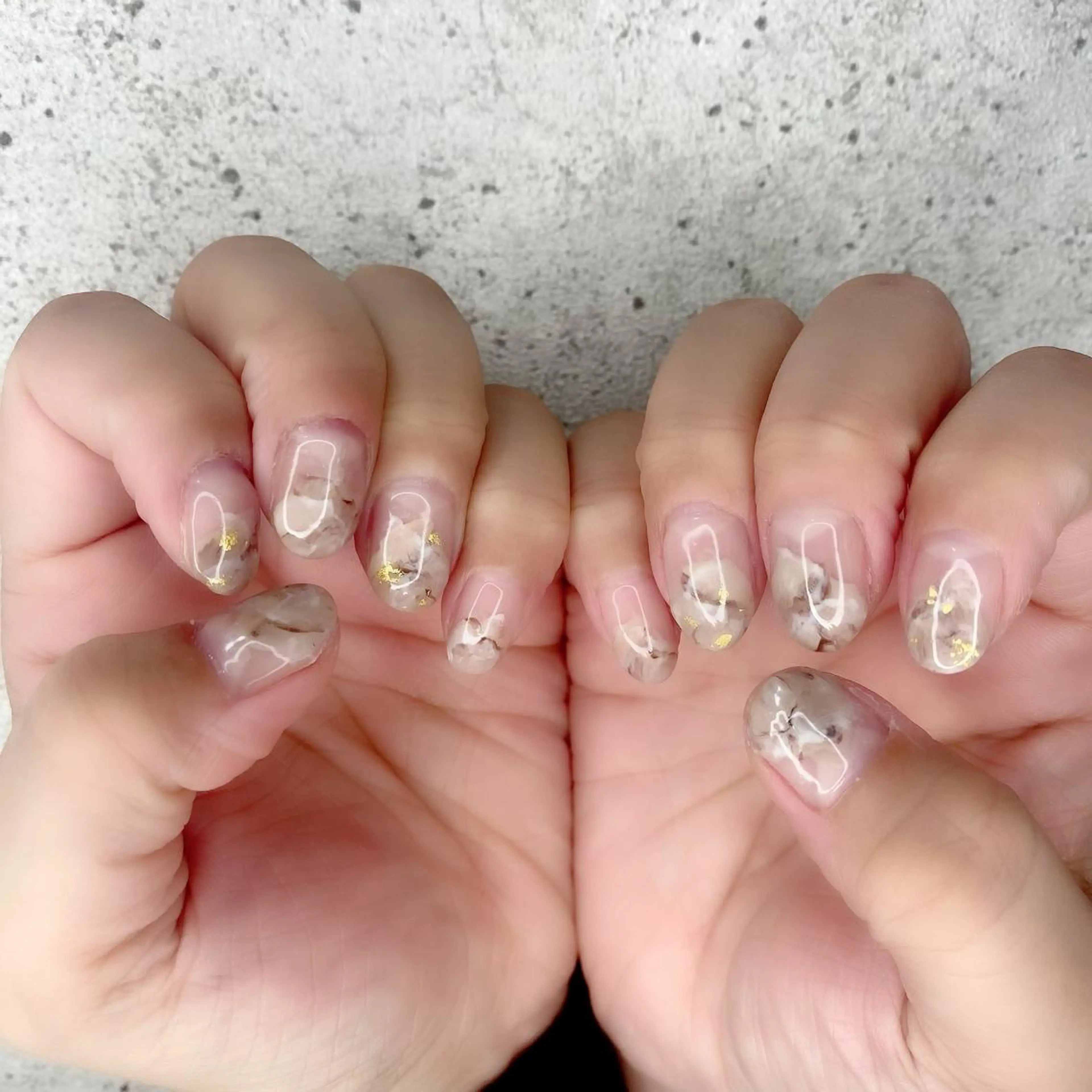 ミディアム カラー パーマ ヘアアレンジ メンズ キッズ ネイル マツエク・マツパ アイブロウ ベージュカラー ブラウンカラー 眉カラー カラーマツエク ブラウン ハンドネイル Salon Ｋのネイルデザイン