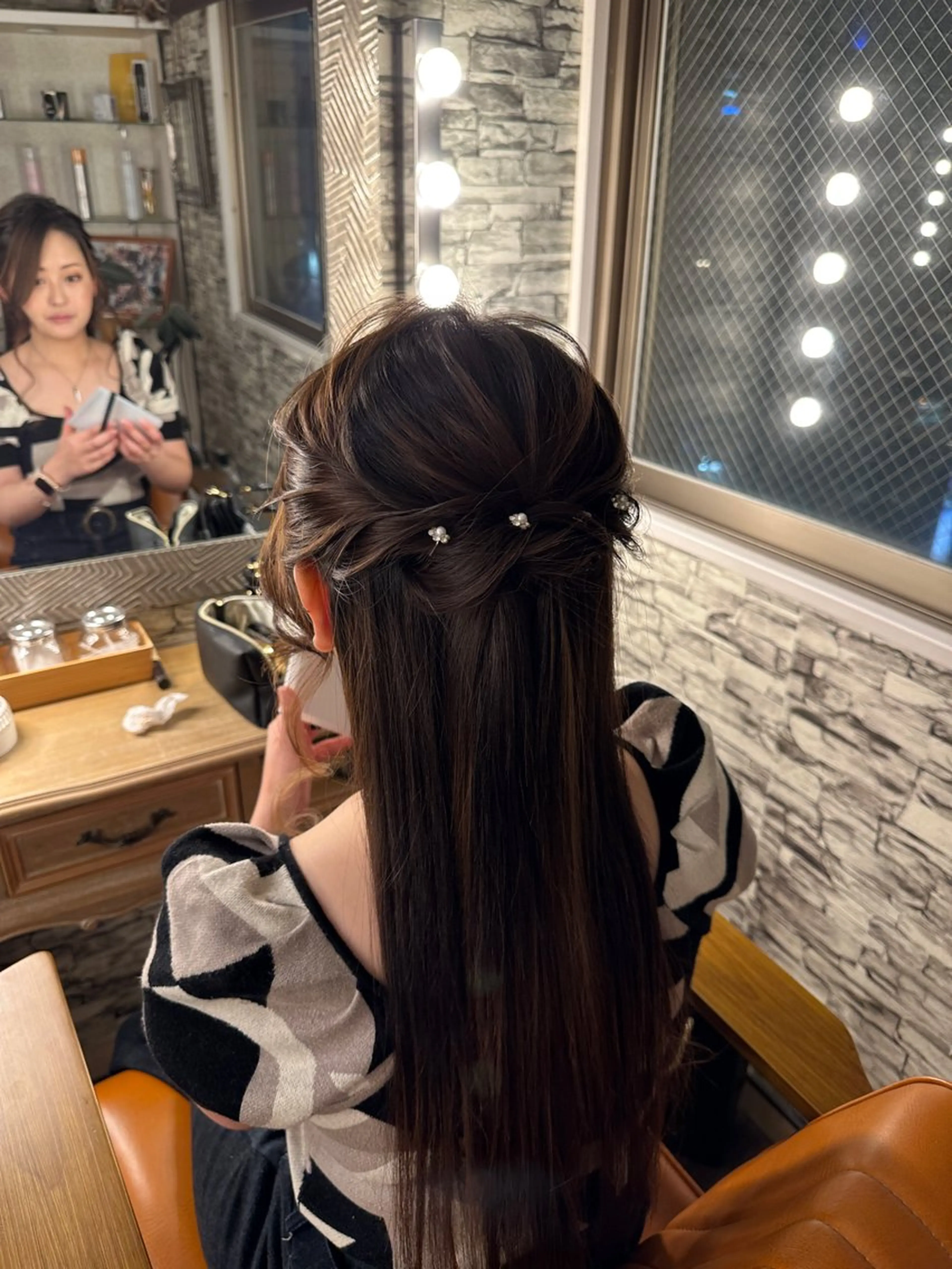 ロング ヘアアレンジ hair make  Lucciのヘアスタイル