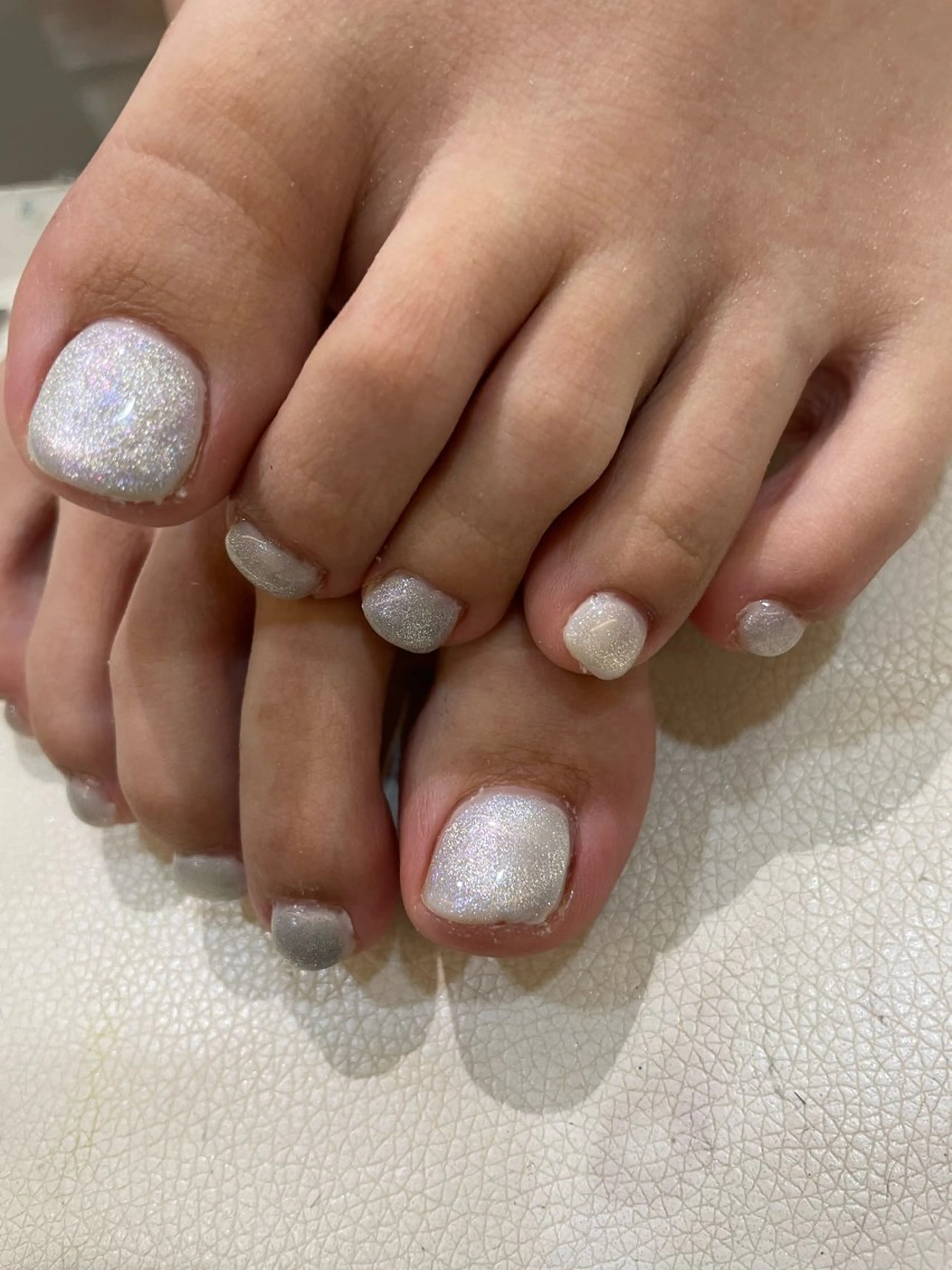 ネイル グラデーション 韓国ネイル るか/透明感 カラー/アレンジのヘアスタイル