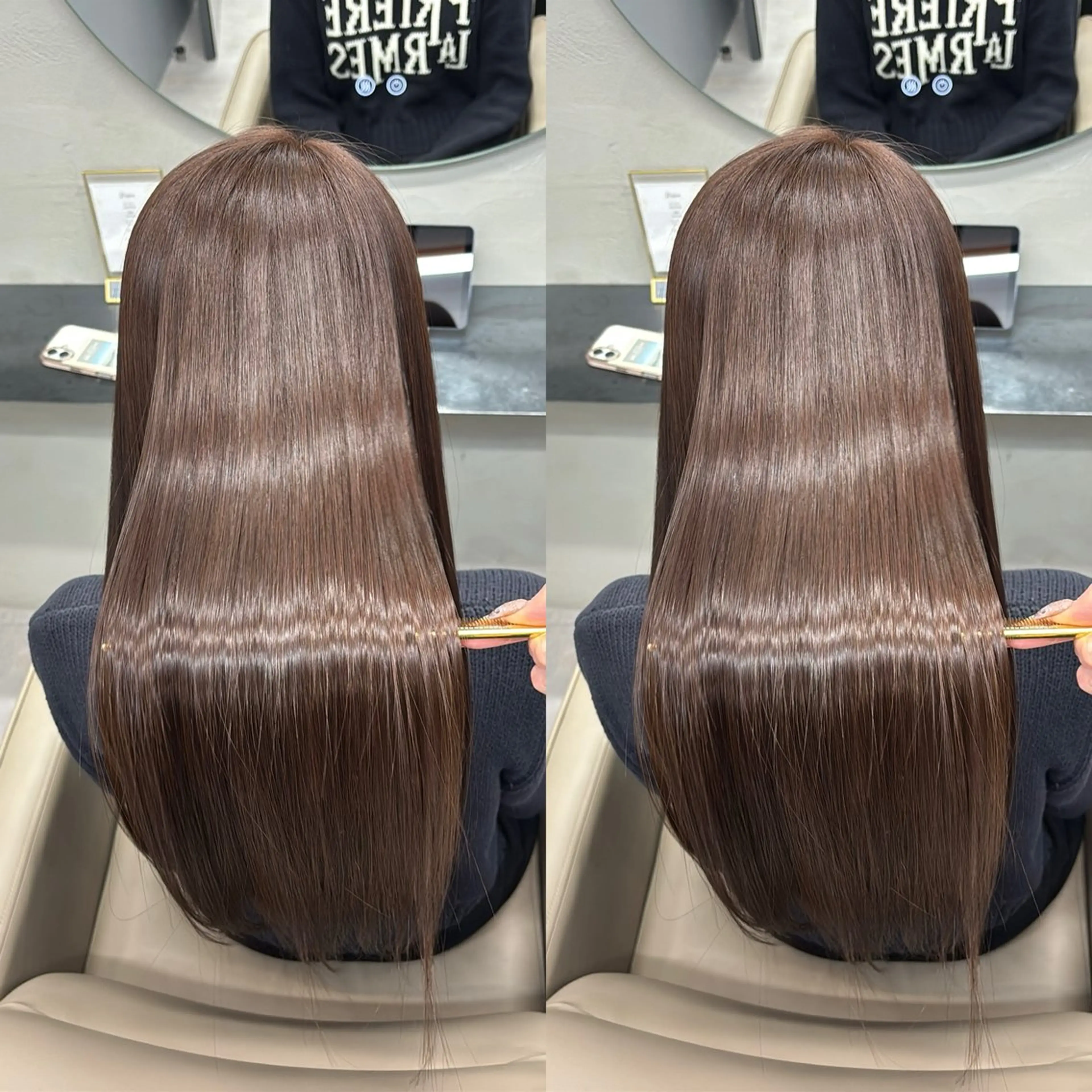 ロング カット ヘアカラー 縮毛矯正 トリートメント 新宿No.1艶髪矯正 美艶カラー/FUKAのヘアスタイル