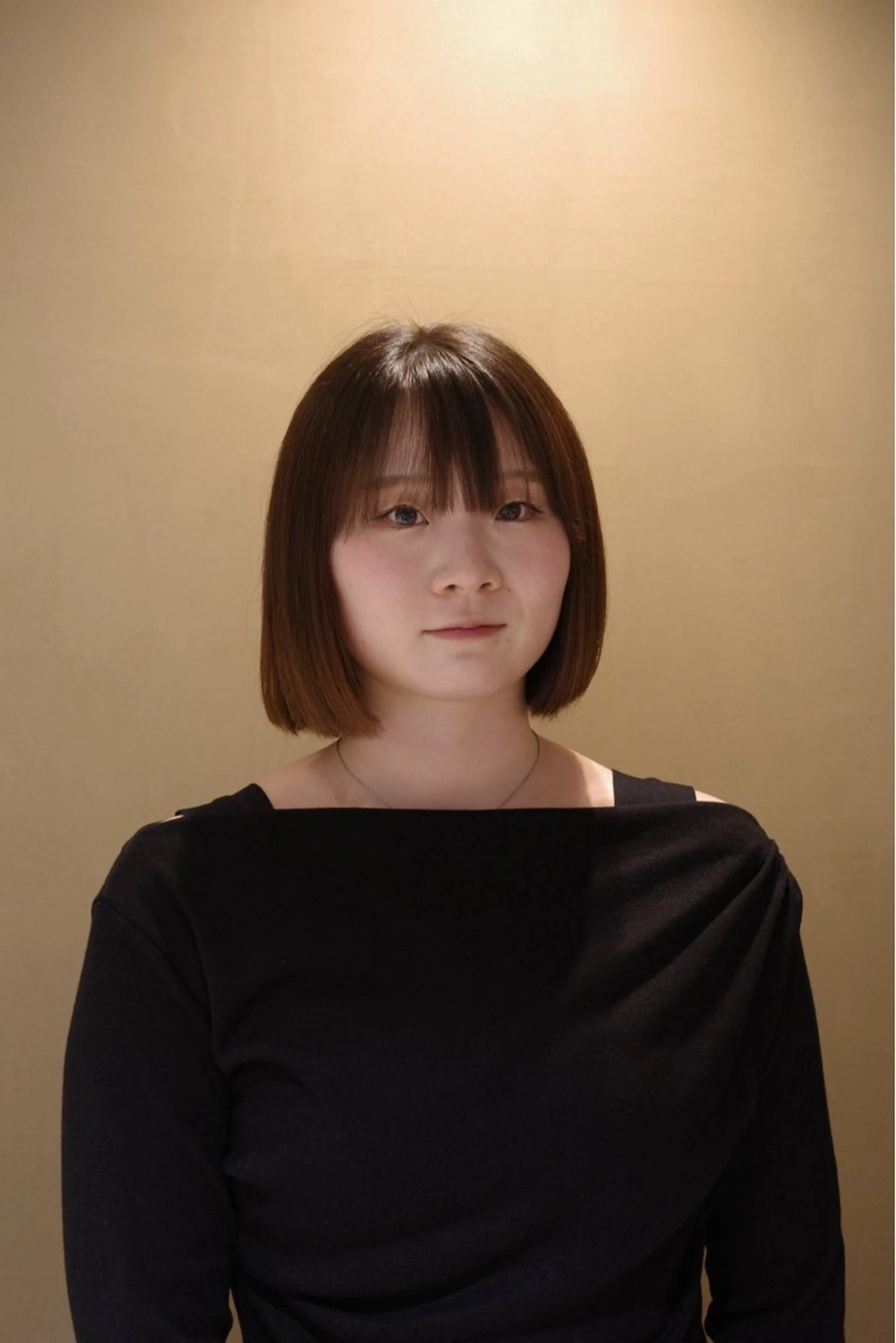 ミディアム 縮毛矯正 内田 海香のヘアスタイル