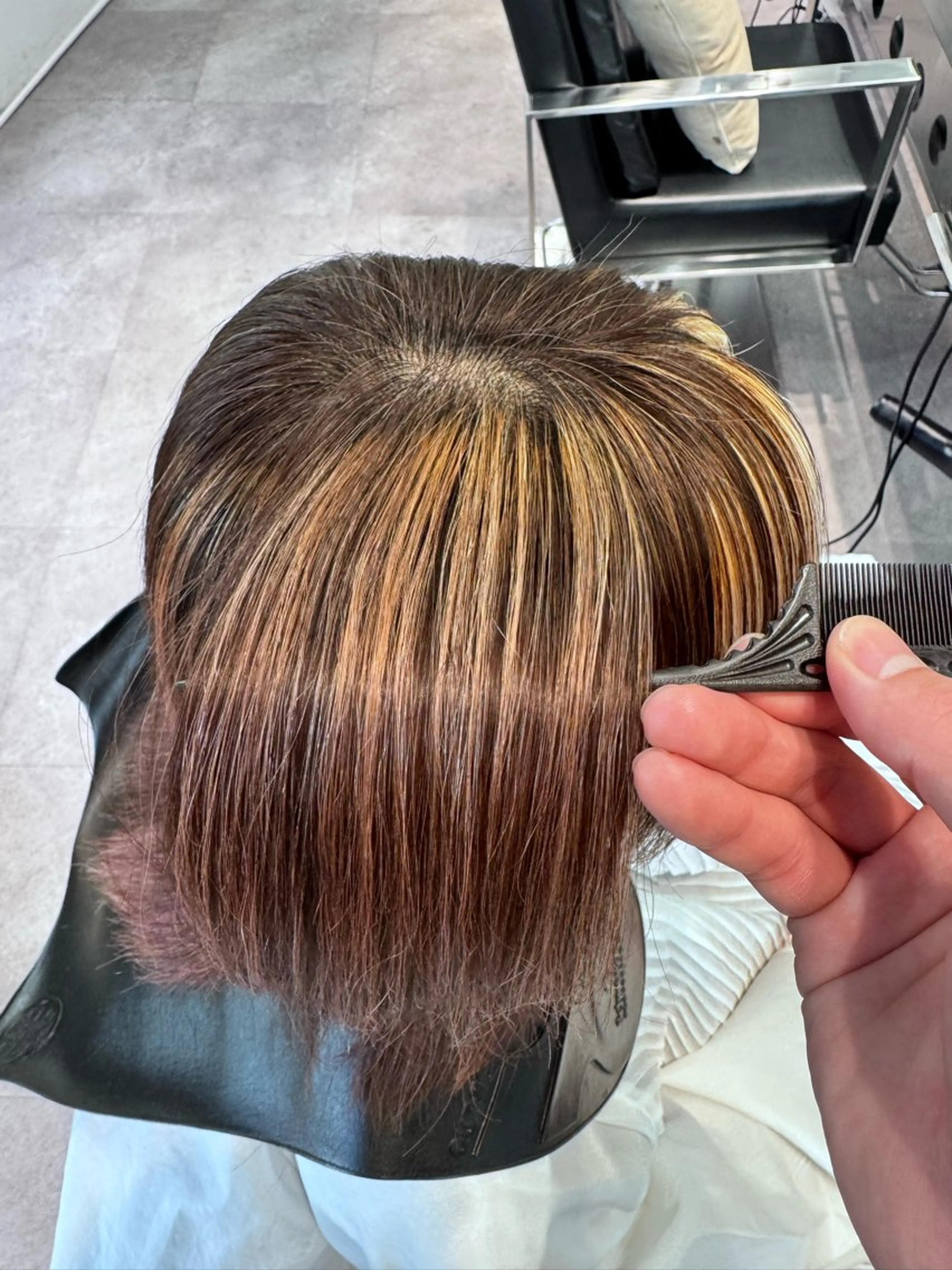 ロング パーマ ストレートパーマ 北村 岳久翔のヘアスタイル