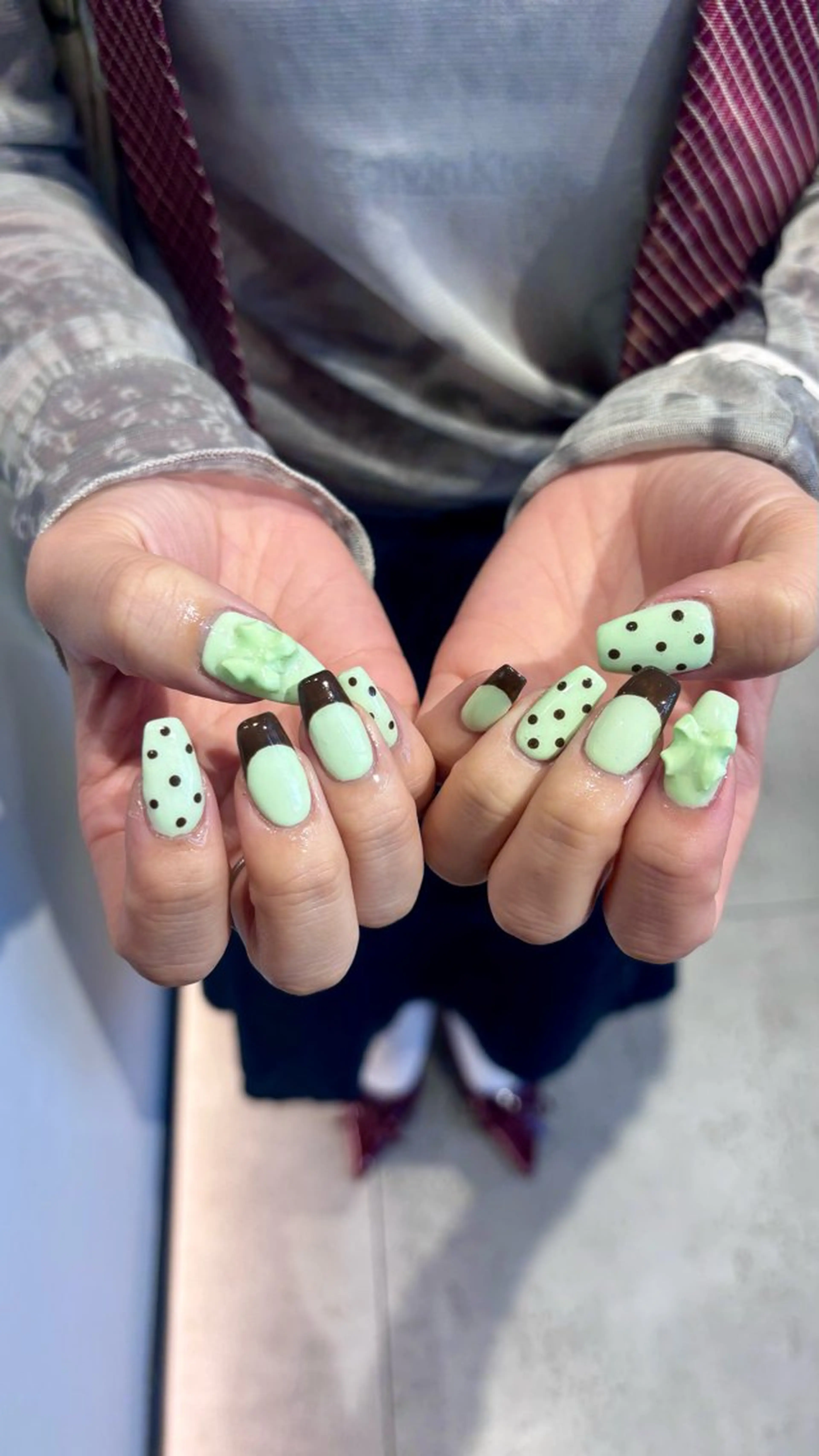 ネイル ハンドネイル ハイトーン/レイヤー nail 百咲💌のヘアスタイル