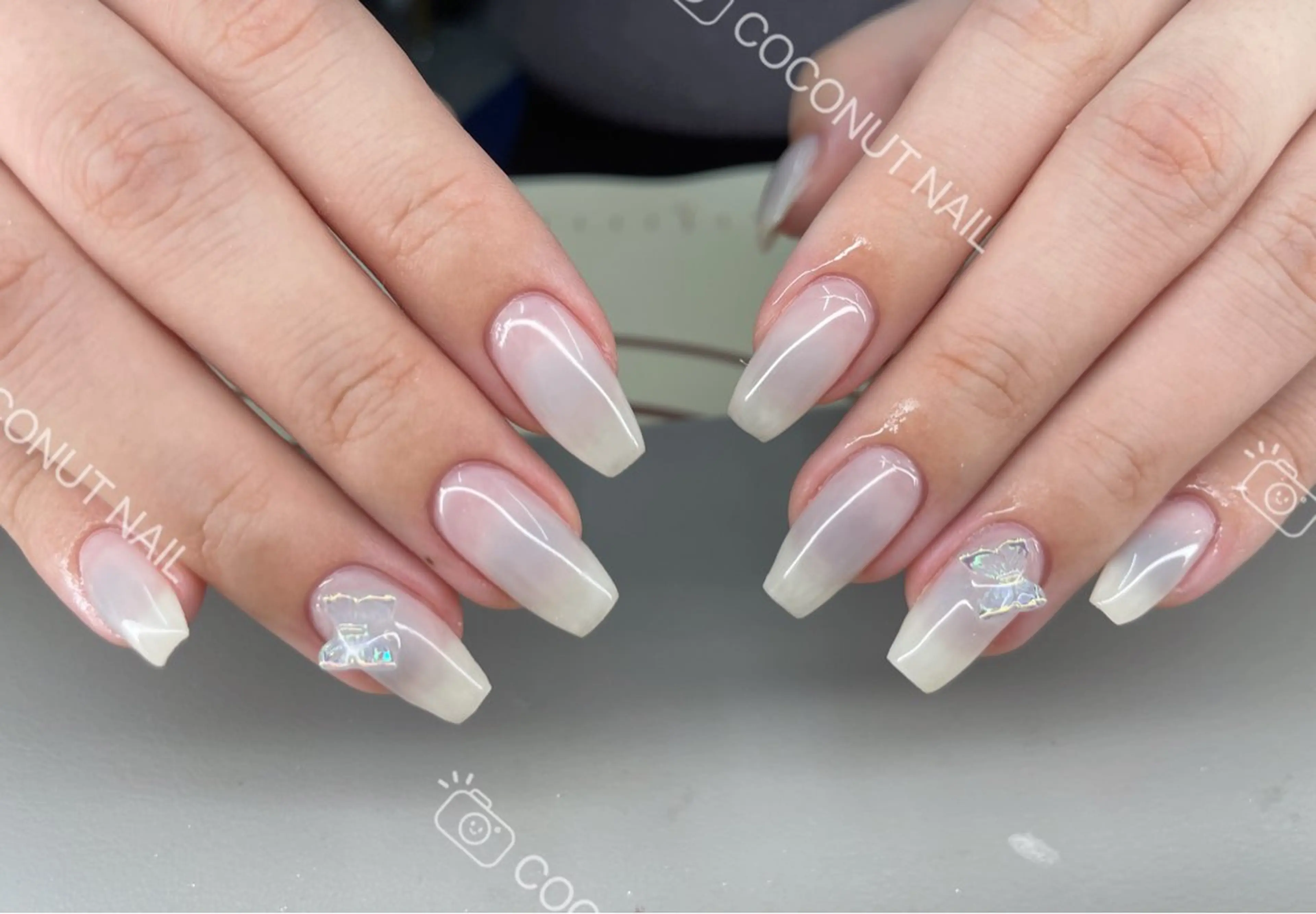 ネイル ハンドネイル 神田 ココナッツのネイルデザイン