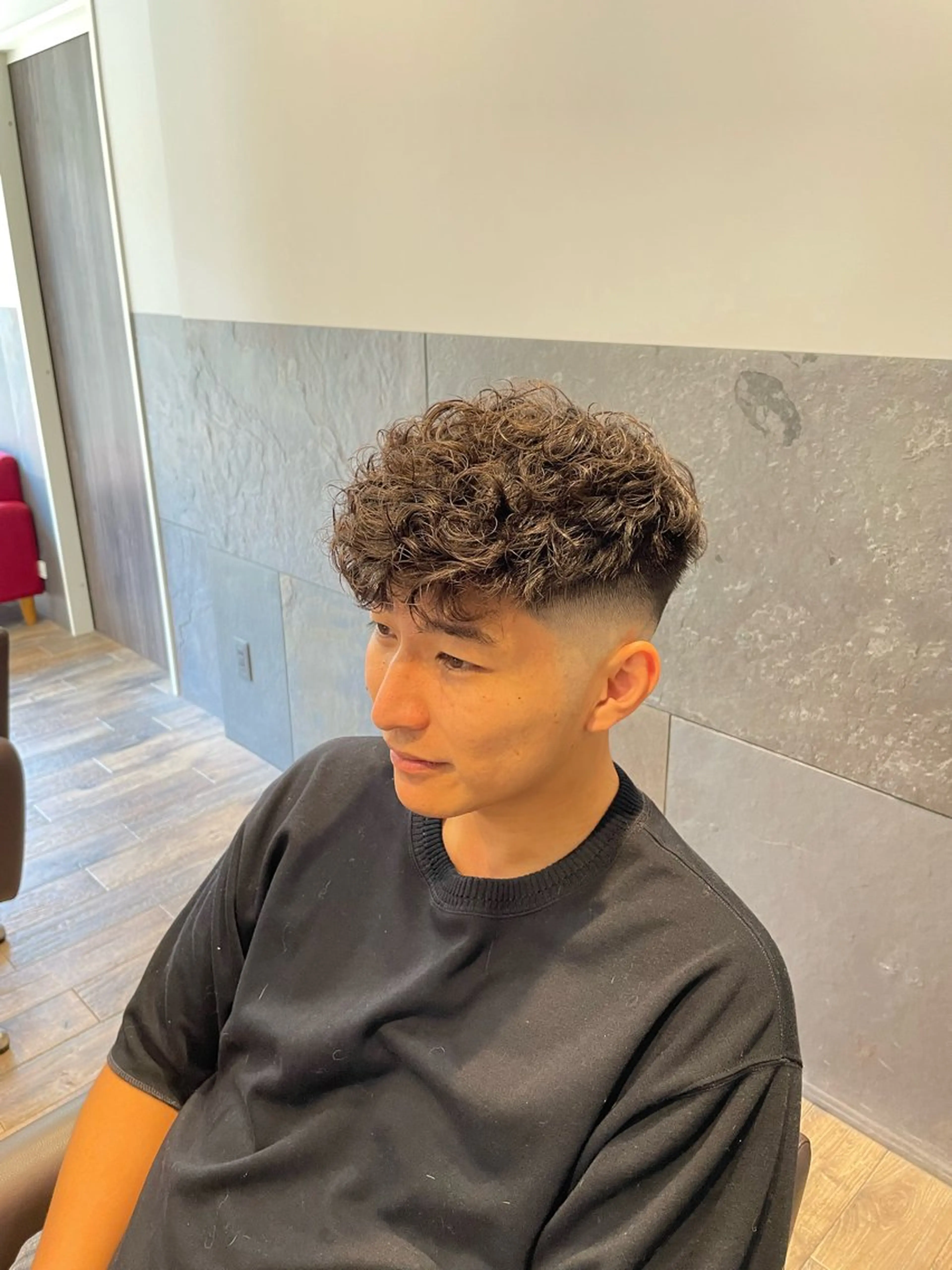 フェードカットの写真