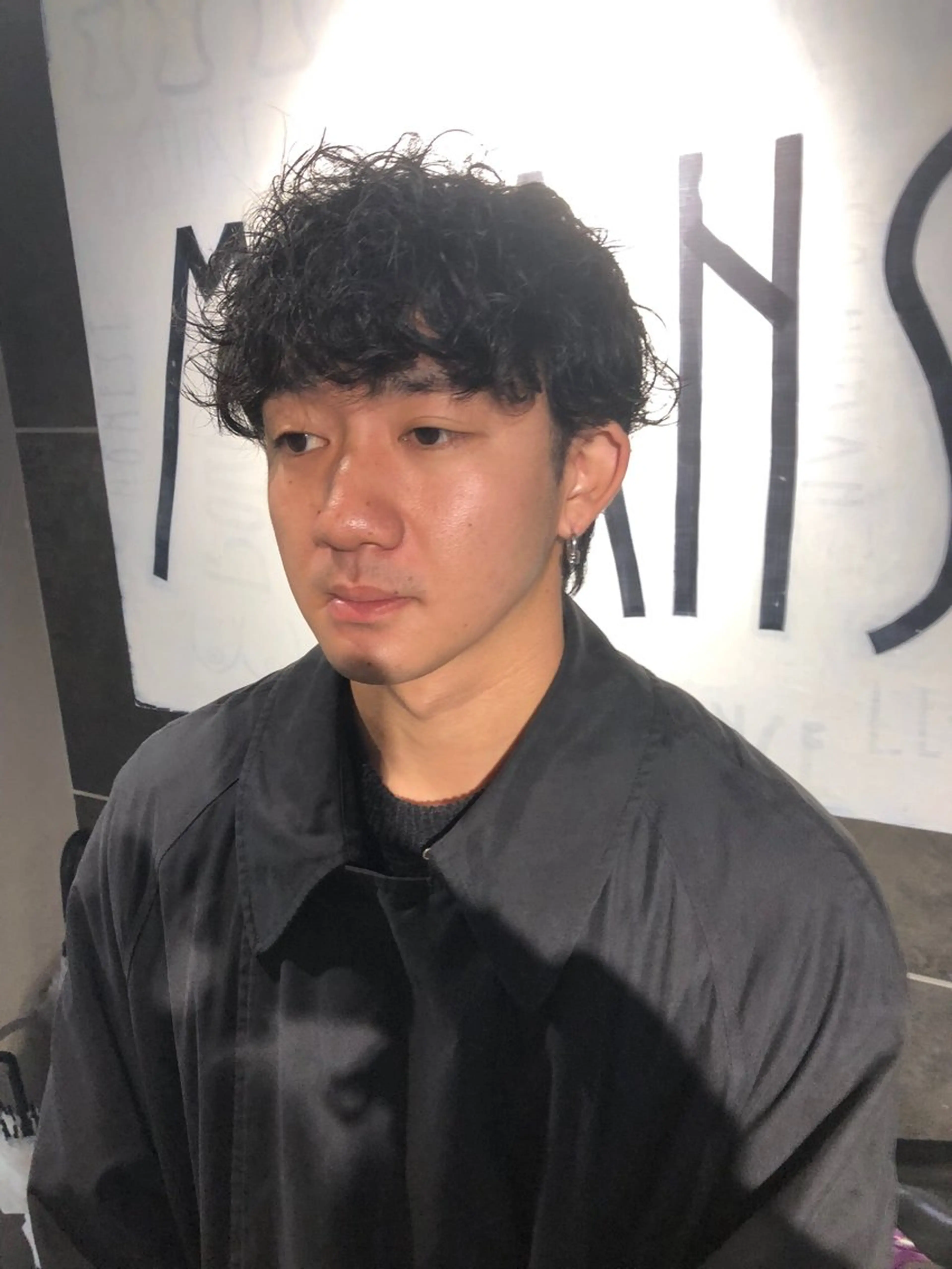 パーマ ヘアアレンジ メンズ マッシュ メンズパーマ カット パーマ トリートメント ヘアセット ainico+所属・メンズ特化✂️栗原 侑也のヘアスタイル