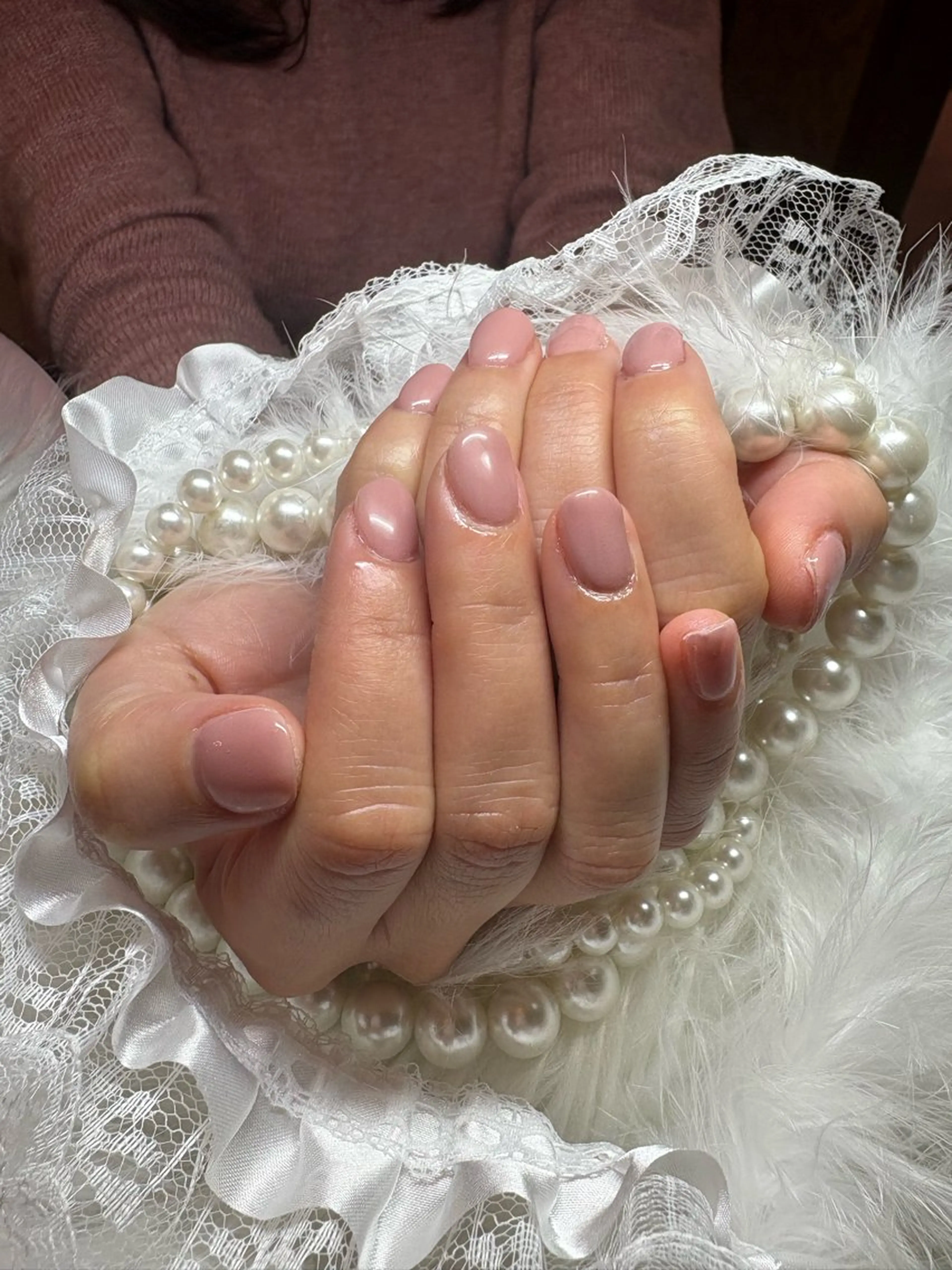 ショート ハンドネイル Pink Alice所属・Pink Alice ふうなのネイルデザイン