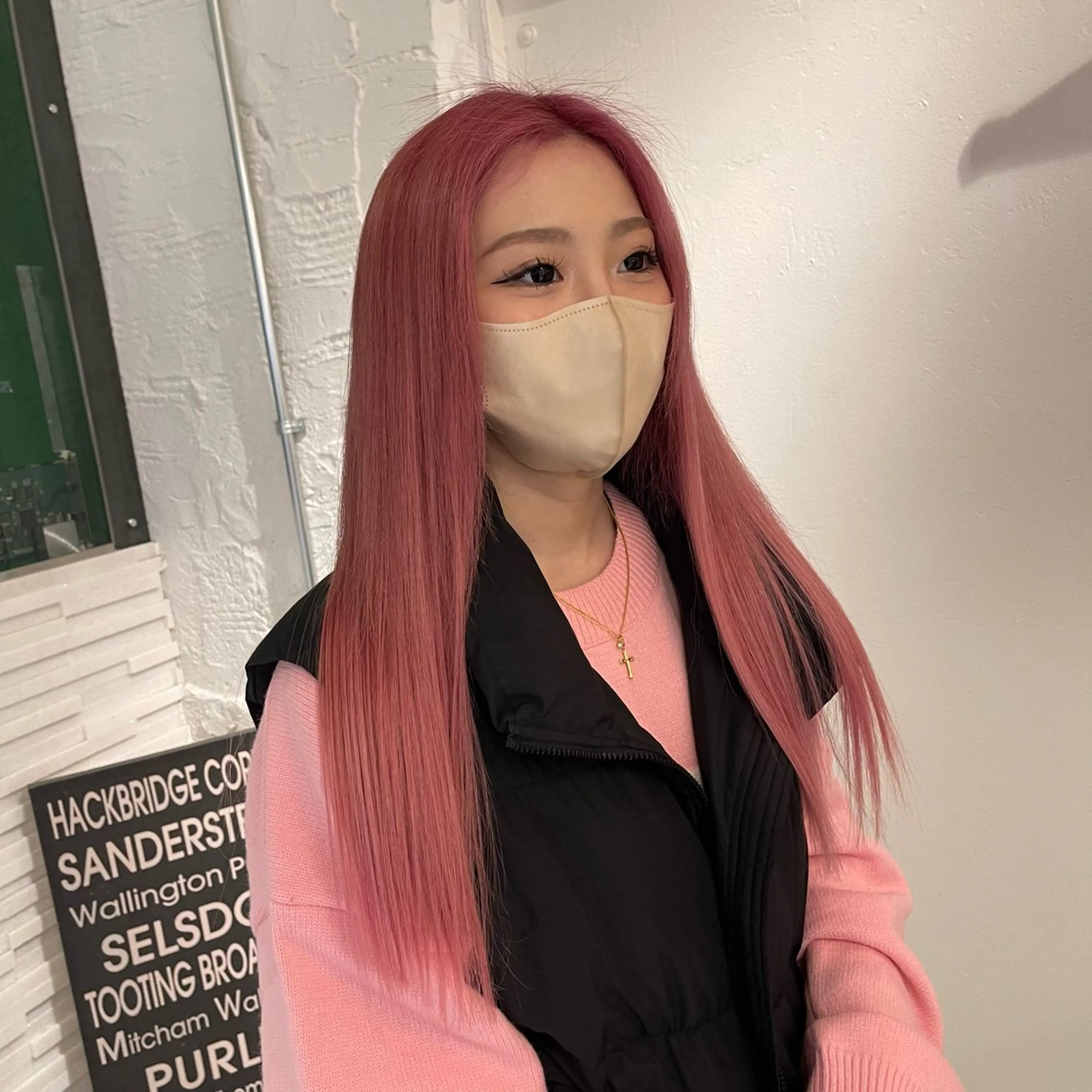 ロング カラー エクステ ロング nameless miichiのヘアスタイル