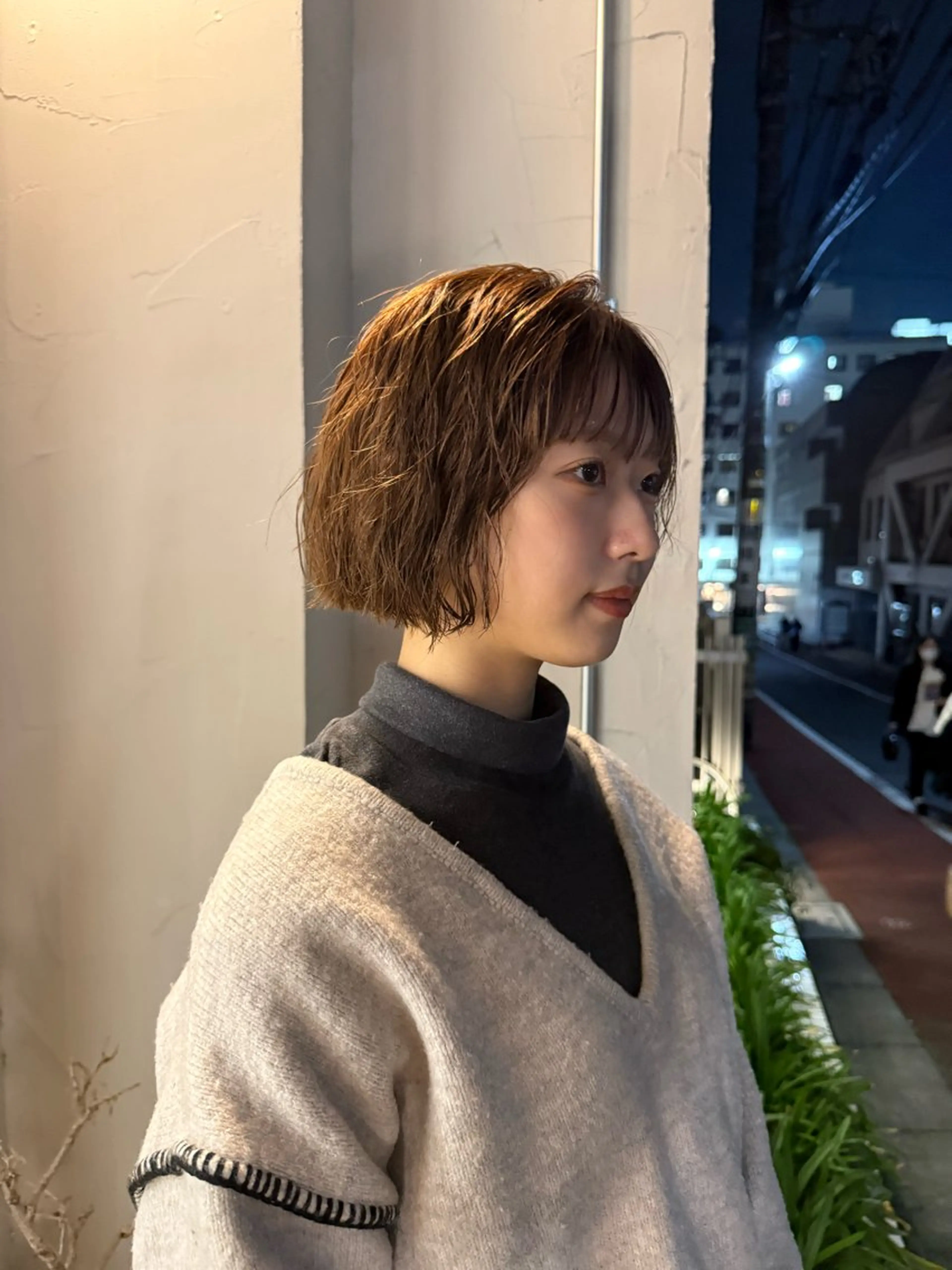 ショート パーマ パーマ/ボブ /レイヤー チヒロのヘアスタイル