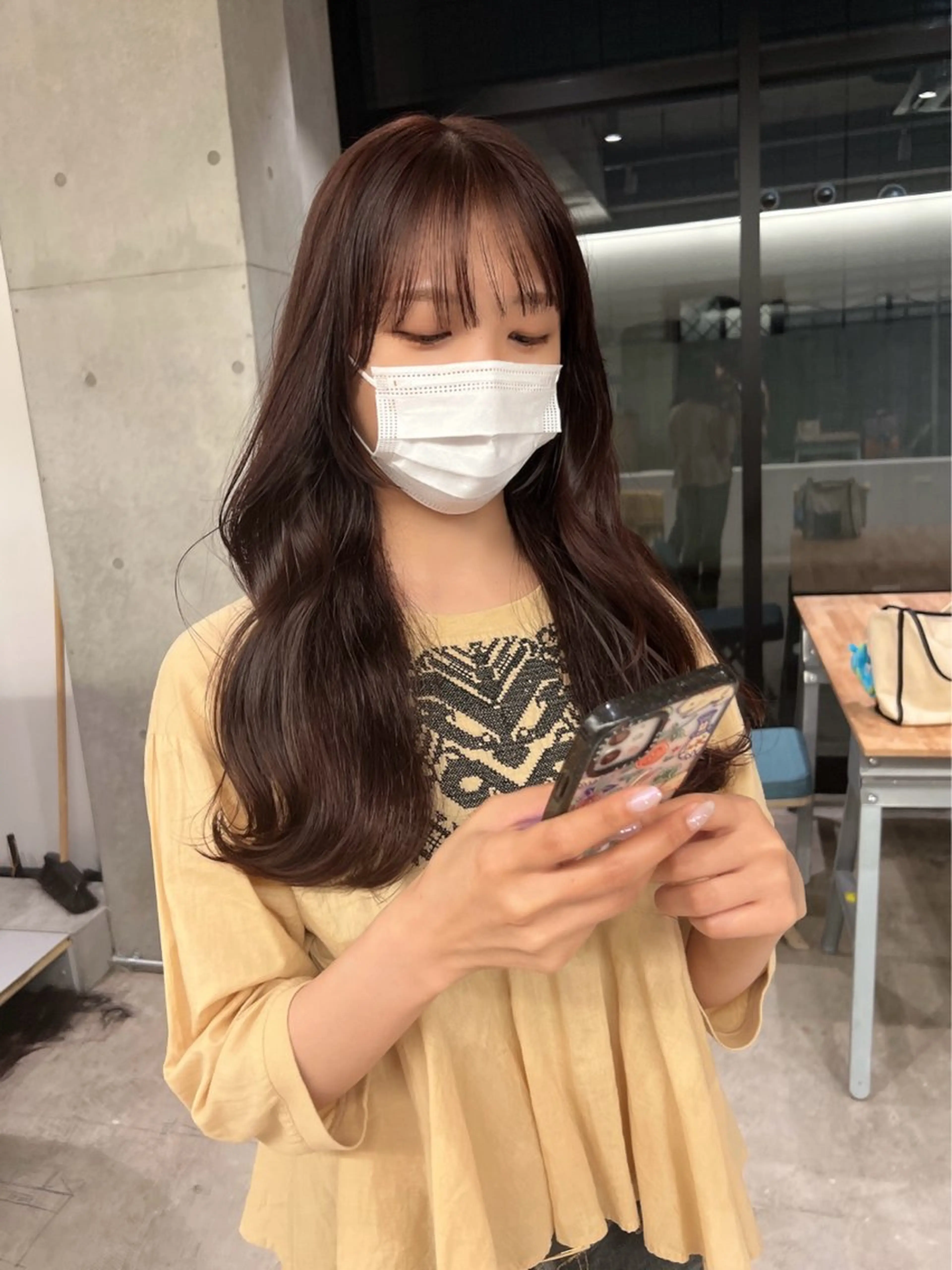 ロング カラー レイヤーカット カット ヘアカラー トリートメント 誰よりも丁寧なカット 🍀小林輝のヘアスタイル