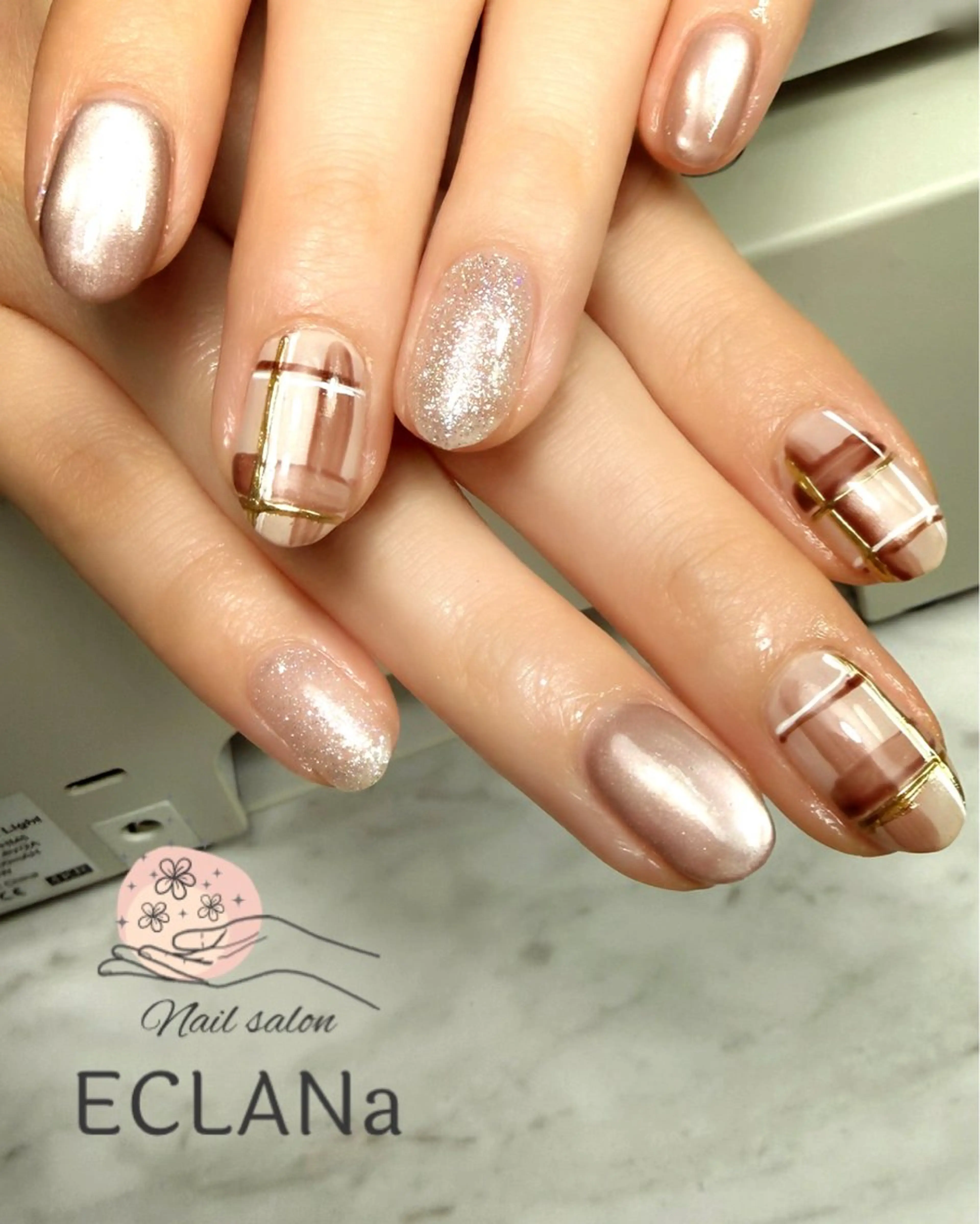 ネイル ハンドネイル Nail salon ECLANaのネイルデザイン