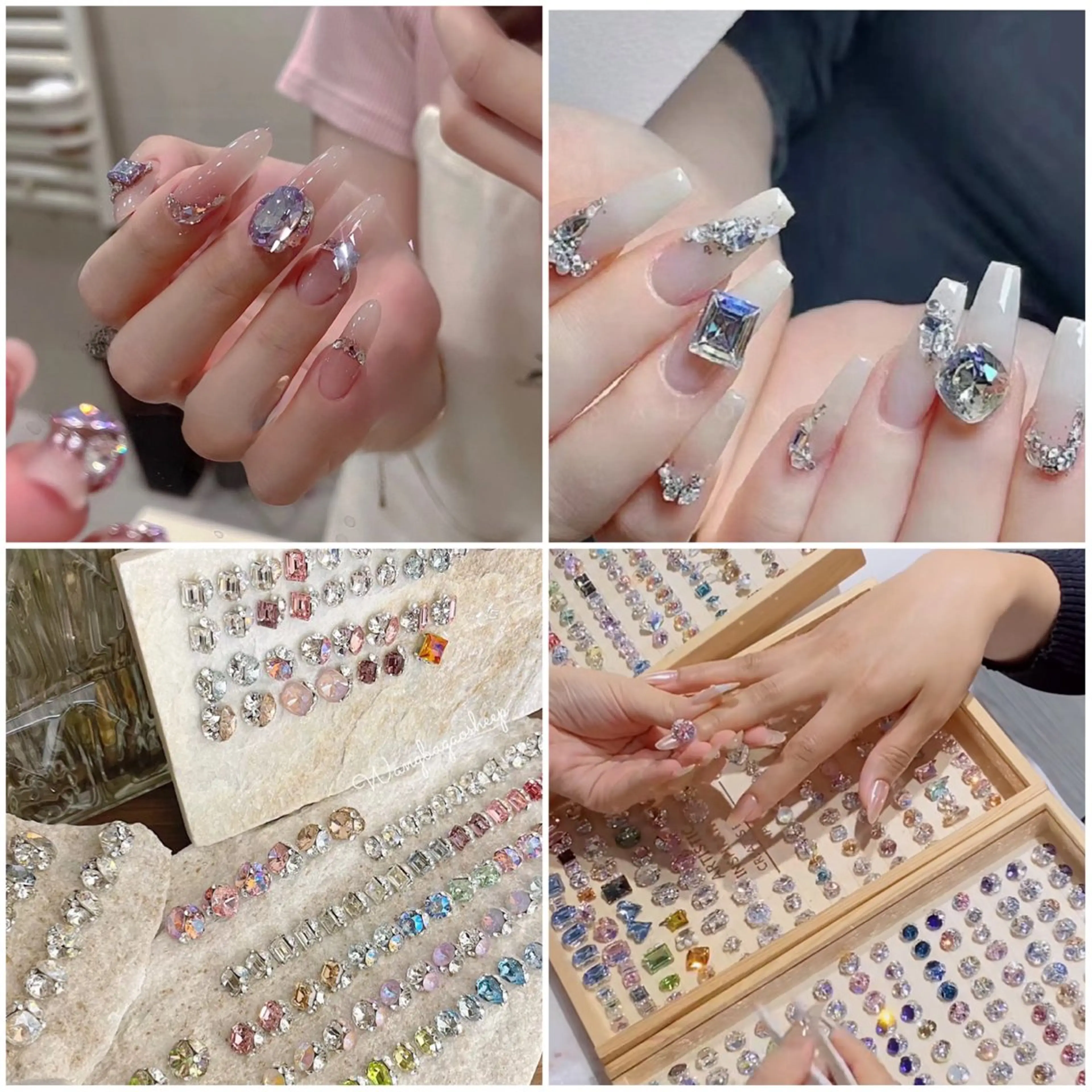 パーツストーン付け放題の写真