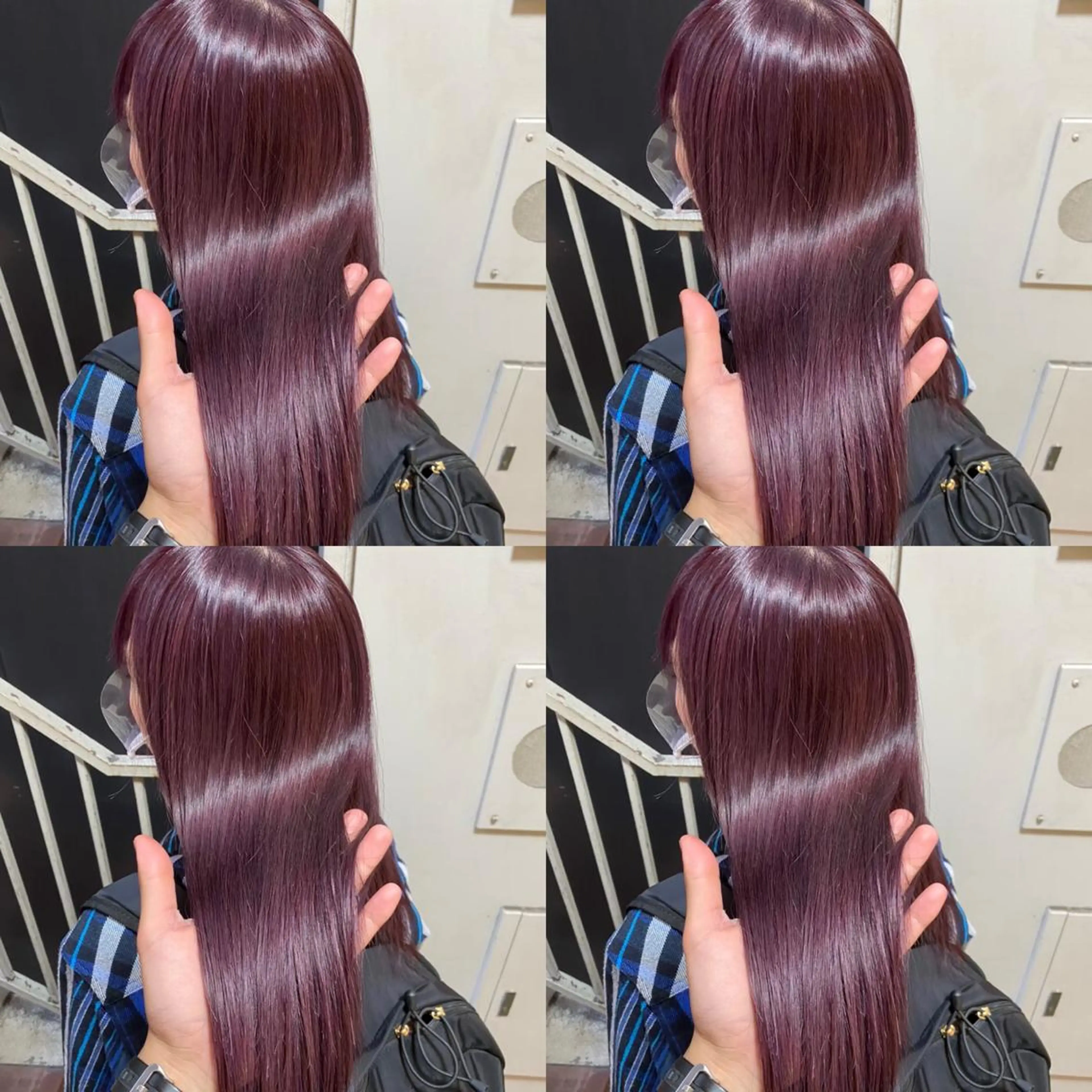 セミロング カラー ヘアアレンジ 💎韓国レイヤー ×エクステゆうま💎のヘアスタイル