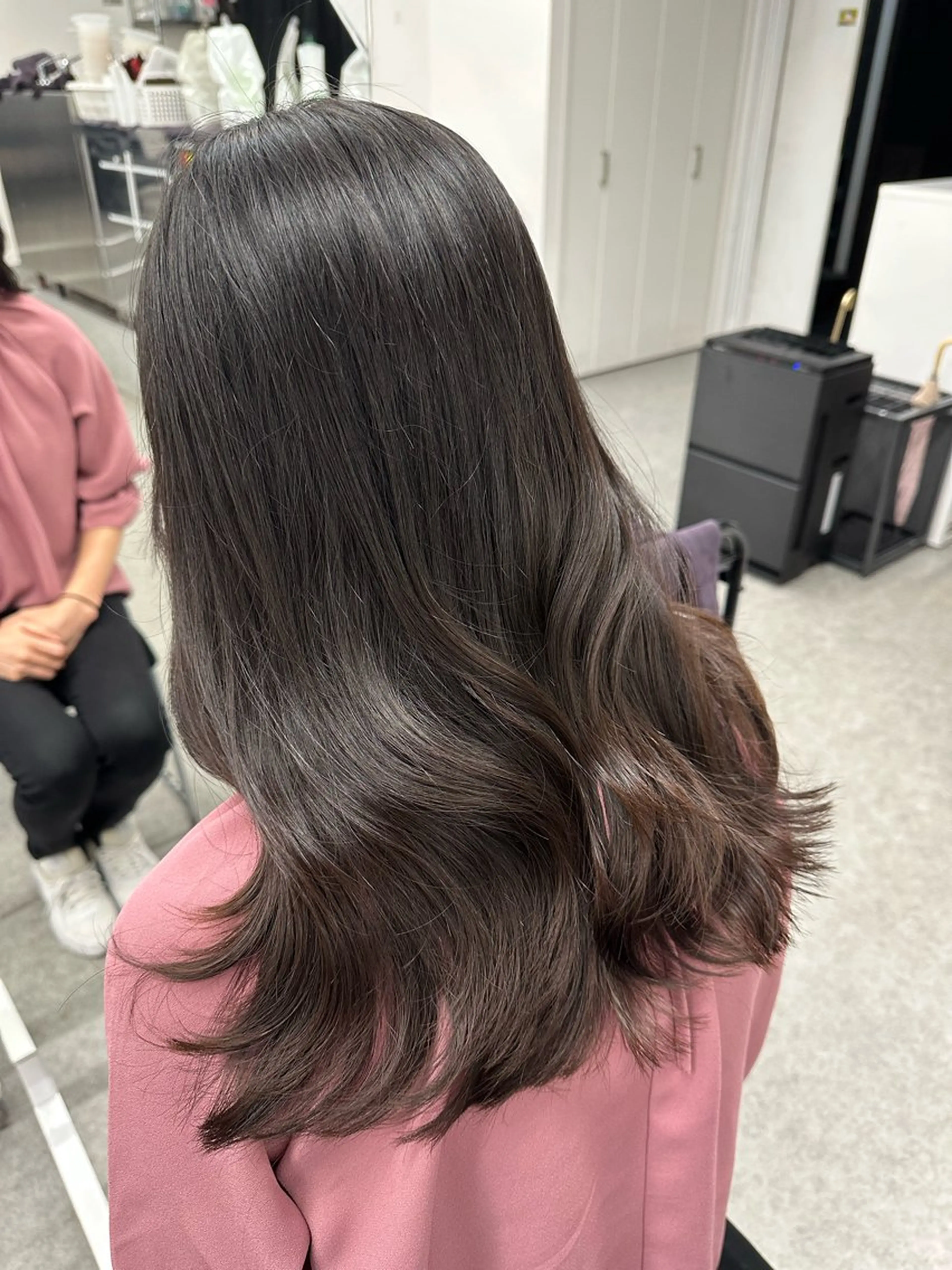 セミロング 💖ベージュ💖 MEARIのヘアスタイル