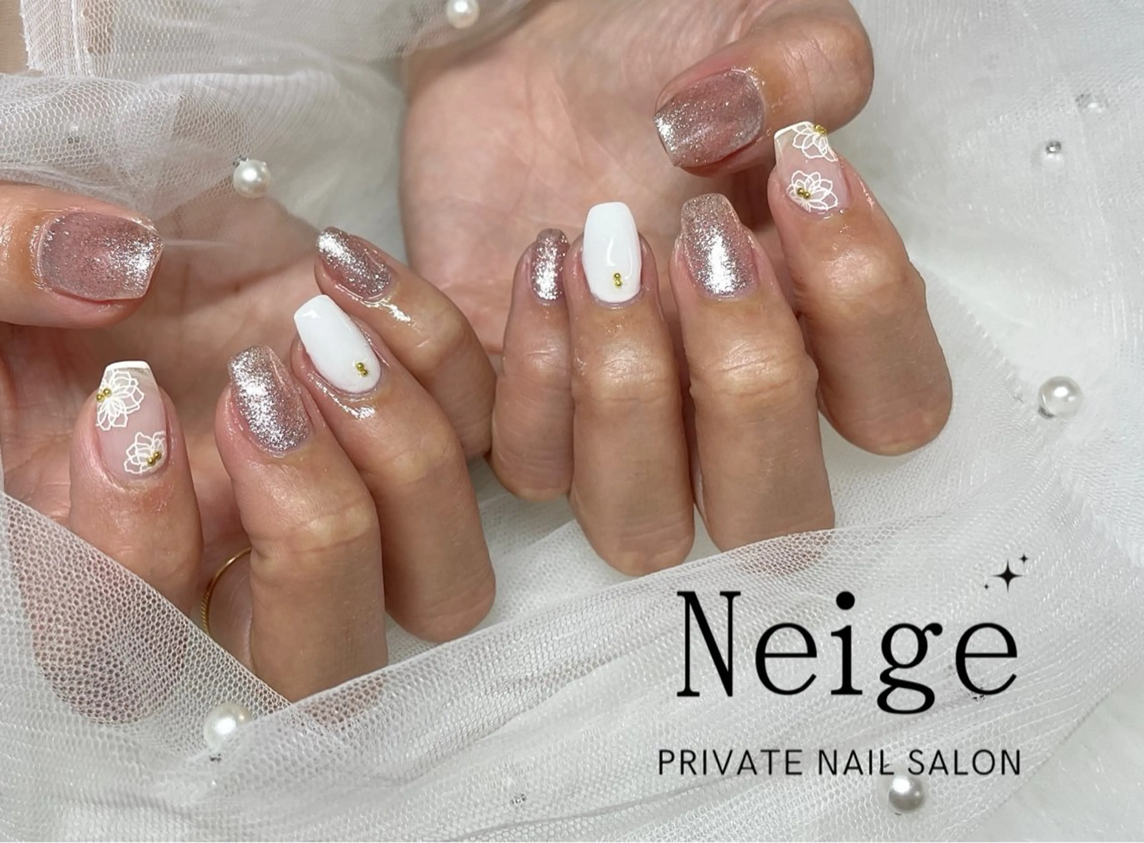 ネイル ハンドネイル Neige所属・Neige 𓂃 aiのネイルデザイン