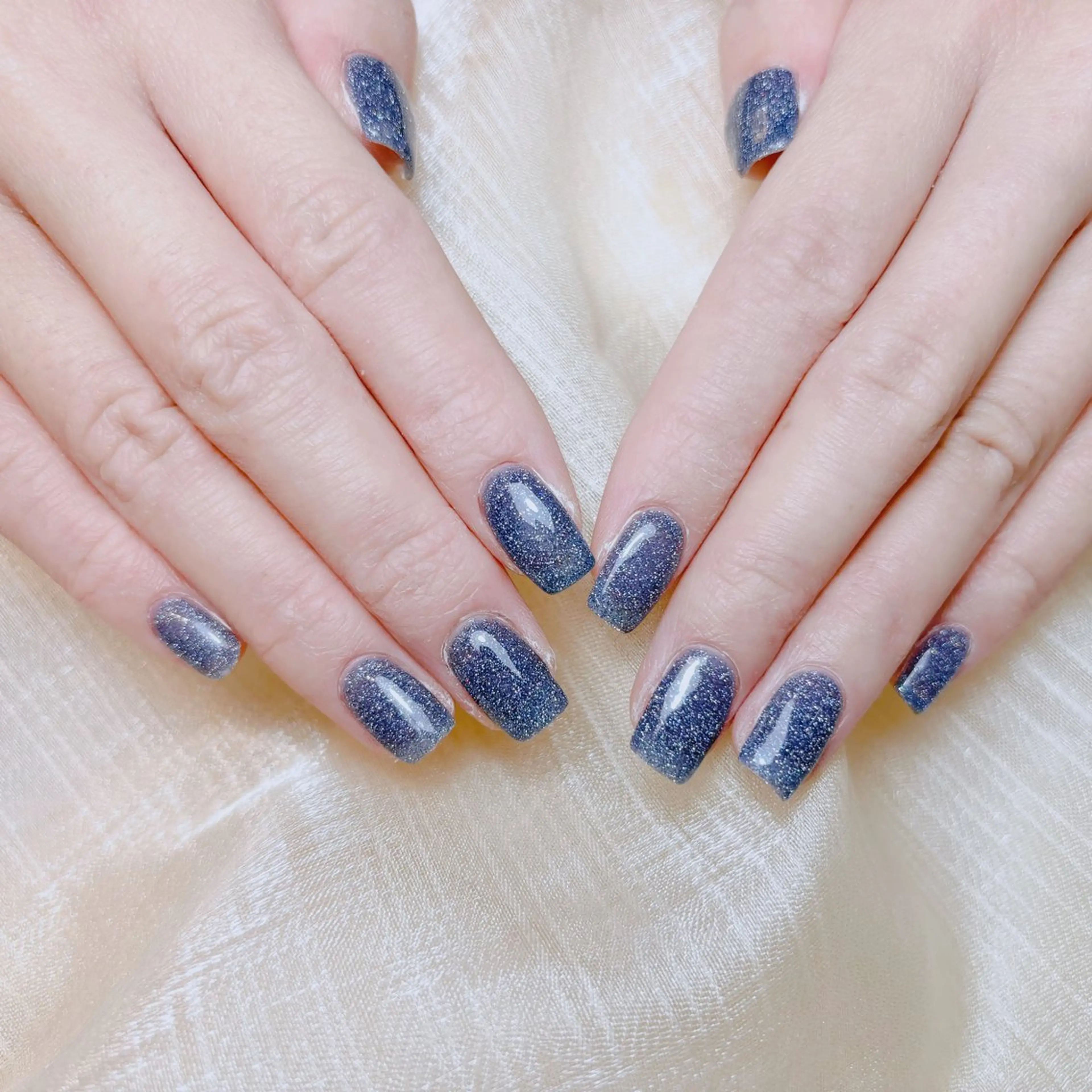 ネイル ハンドネイル H3 Nail Tsuki🦋💙のネイルデザイン