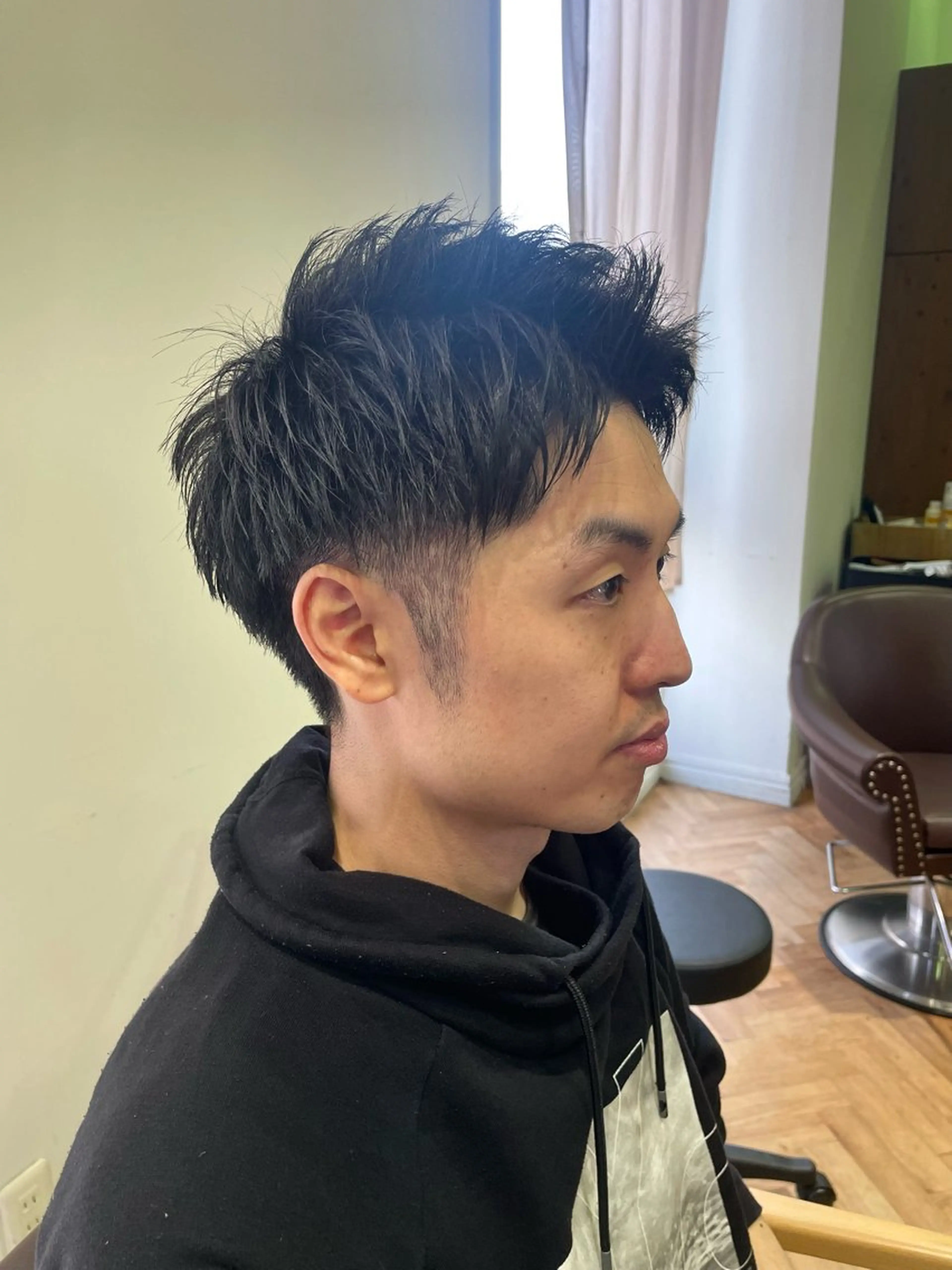 ショート メンズ ショートヘア カット 溝口 槙里也のヘアスタイル