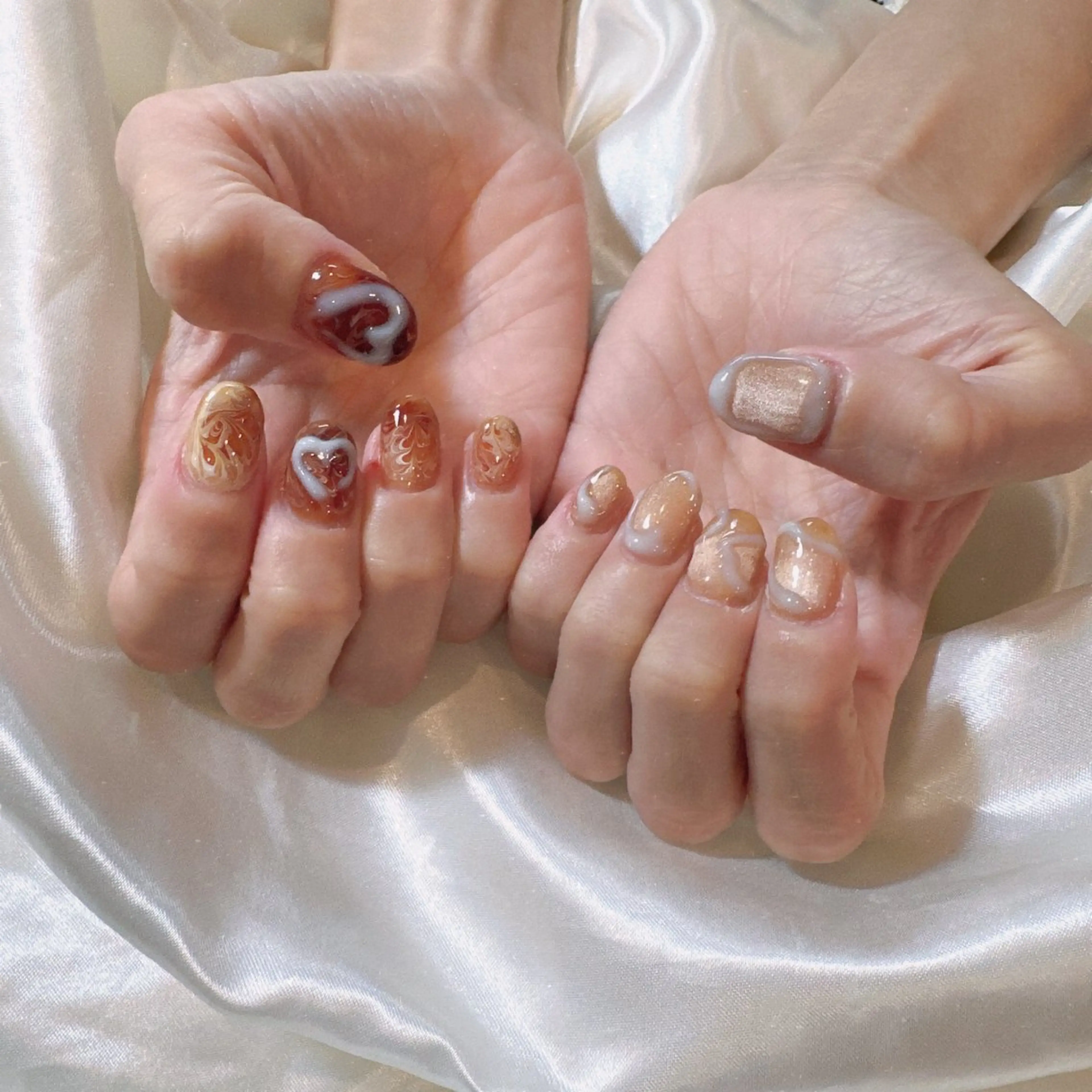 ネイル アートネイル ハンドネイル Nia nail salon所属・NIA🧊 YurieOsaのネイルデザイン