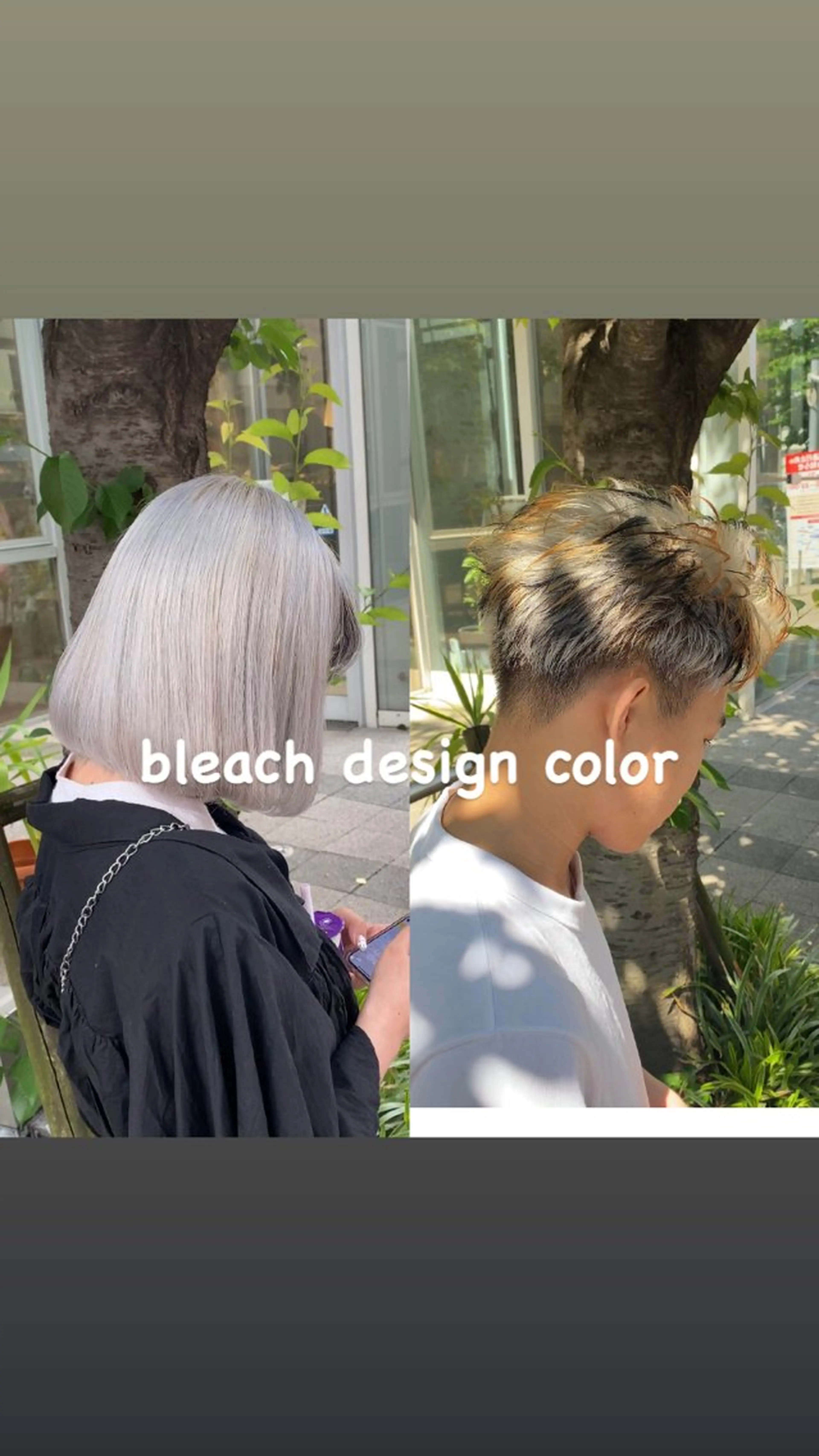 ショート 透明感ブリーチ/ メンズパーマのヘアスタイル