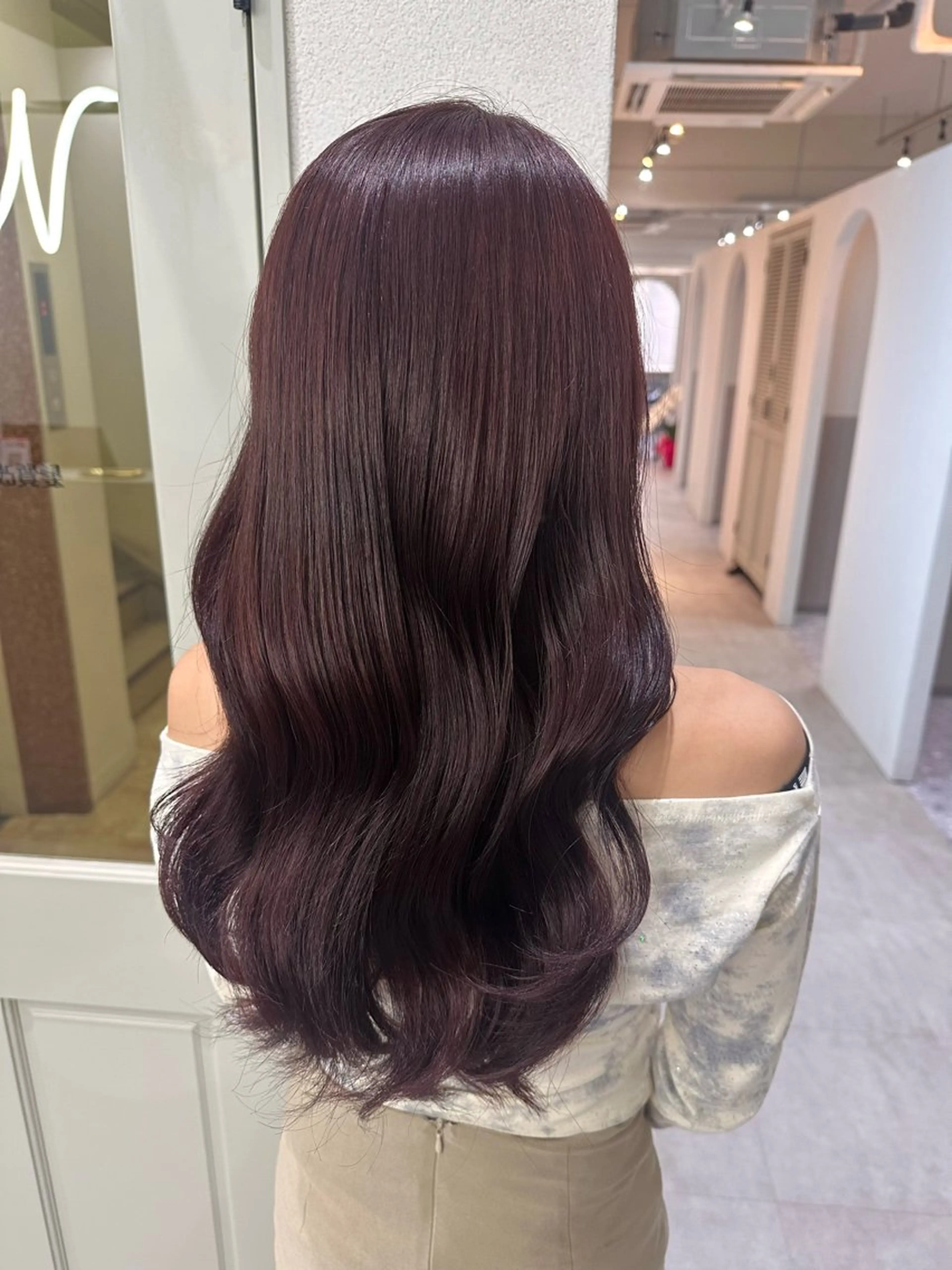 ロング カラー カット ヘアカラー トリートメント 🪞個室サロン/韓国 艶髪/keito🪞のヘアスタイル