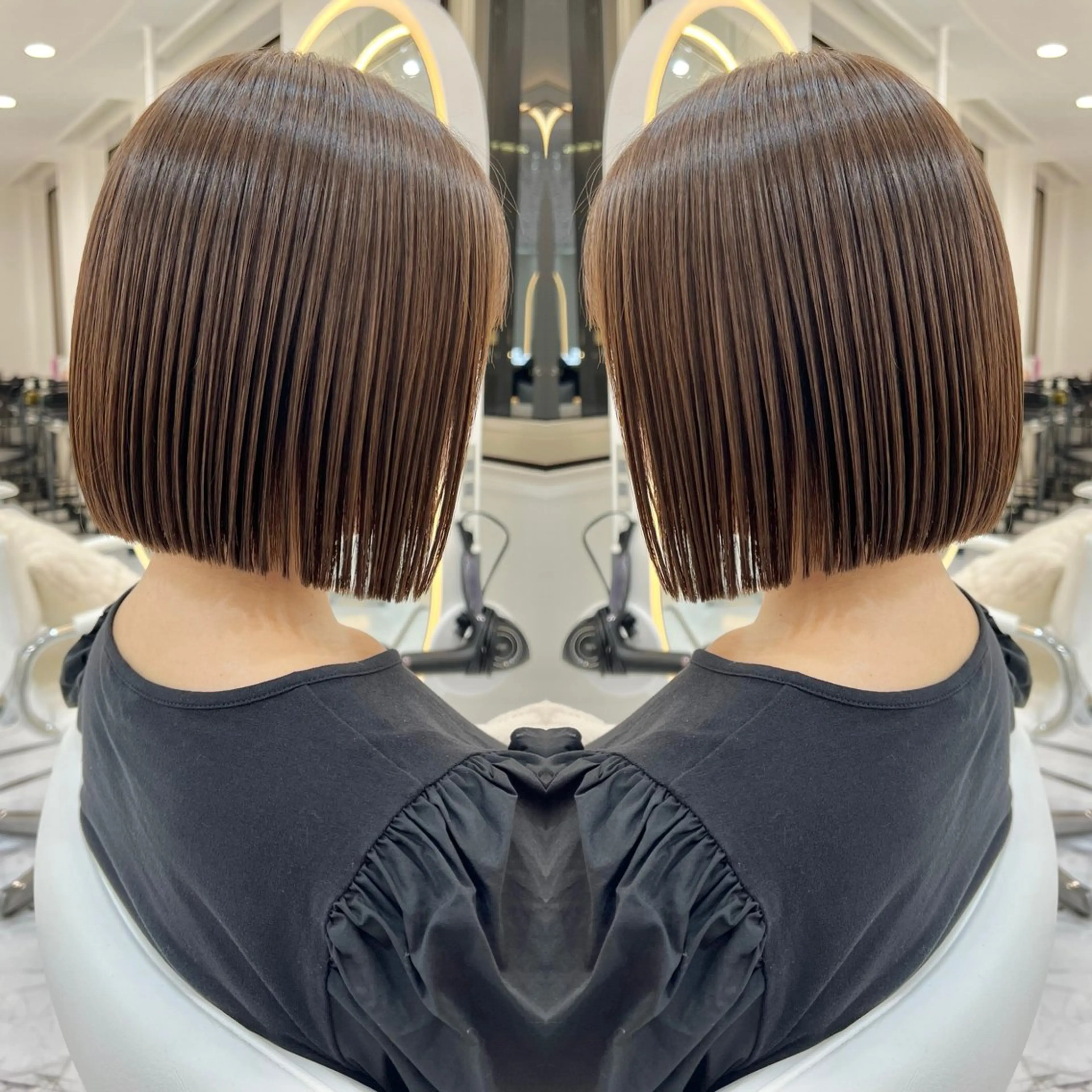 ショート ボブ/髪質改善/ ミディアム/浅川俊輝のヘアスタイル